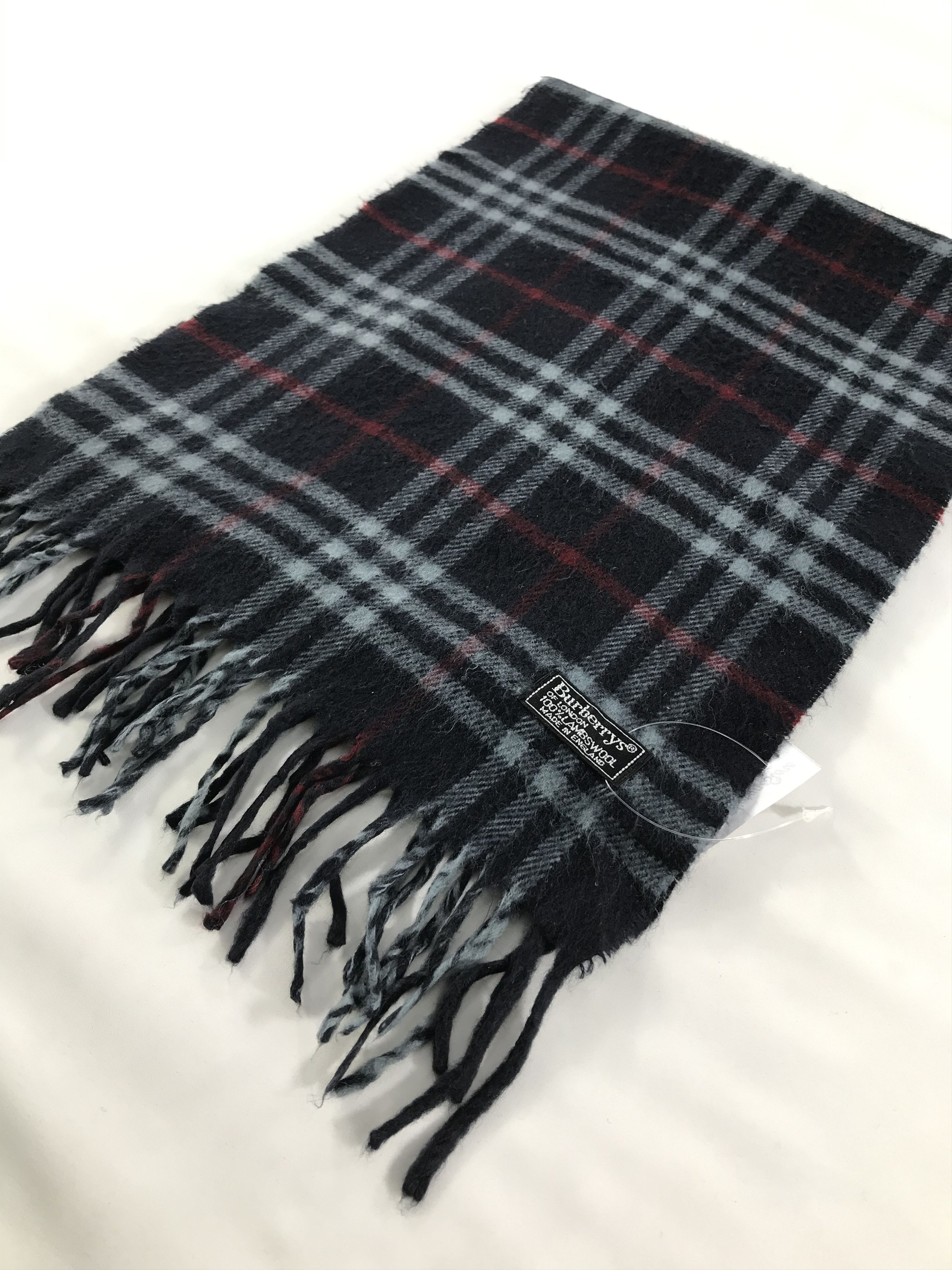 Burberry × Vintage Burberry Scarf / Muffler / Neckwear - WW2655 Size ONE SIZE - 3 Thumbnail