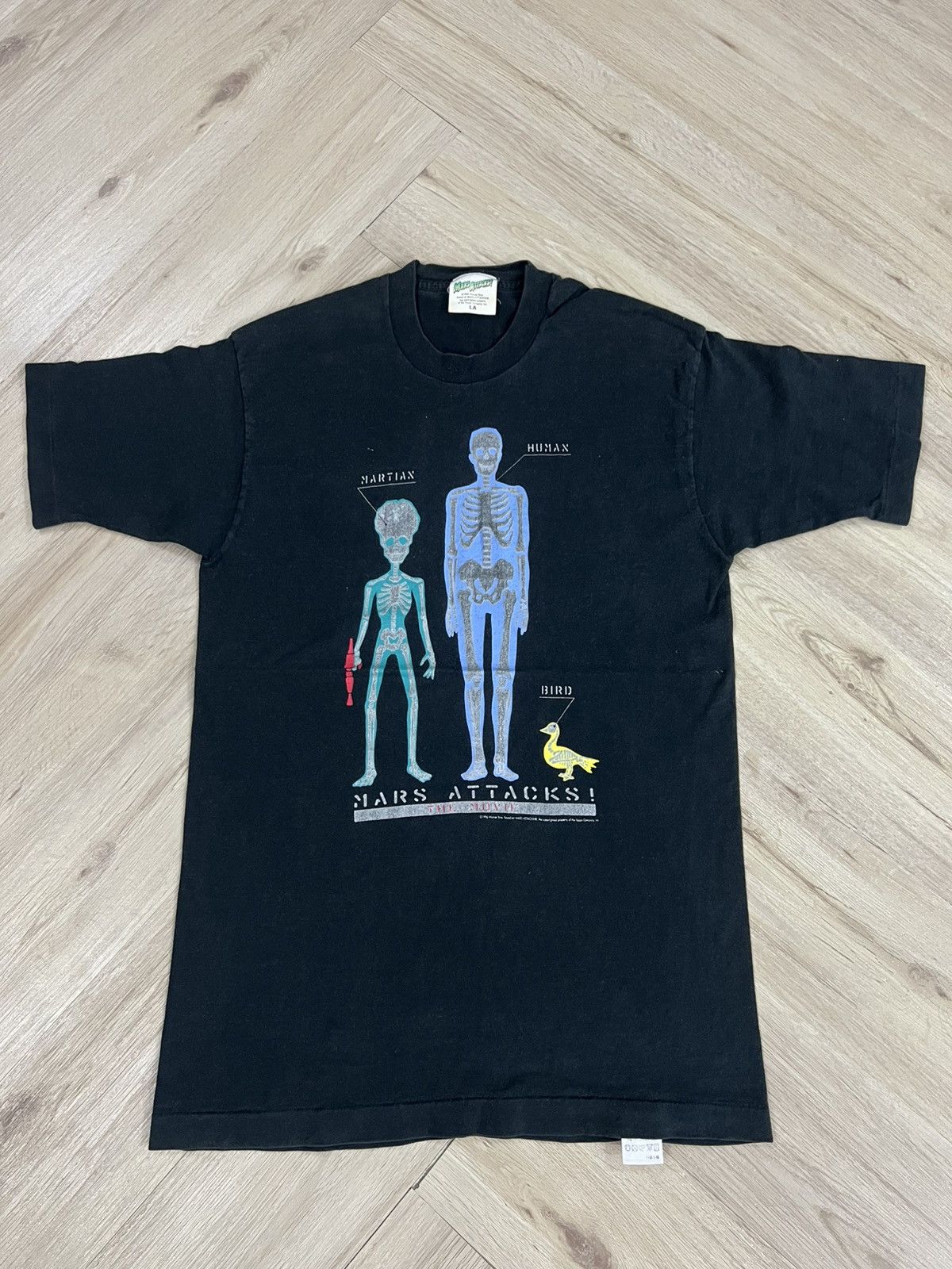 Vintage Vintage Mars Attacks 1996 Shirt Size US M / EU 48-50 / 2 - 1 Thumbnail