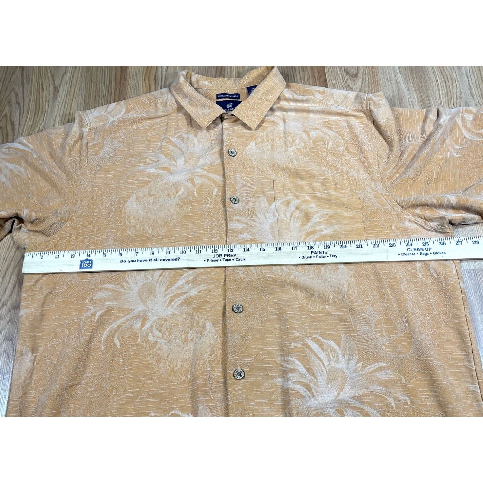 Vintage Caribbean Joe Shirt Mens XXL 100% Silk Button Up Hawaiian Extra Extra Large Size US XXL / EU 58 / 5 - 5 Thumbnail