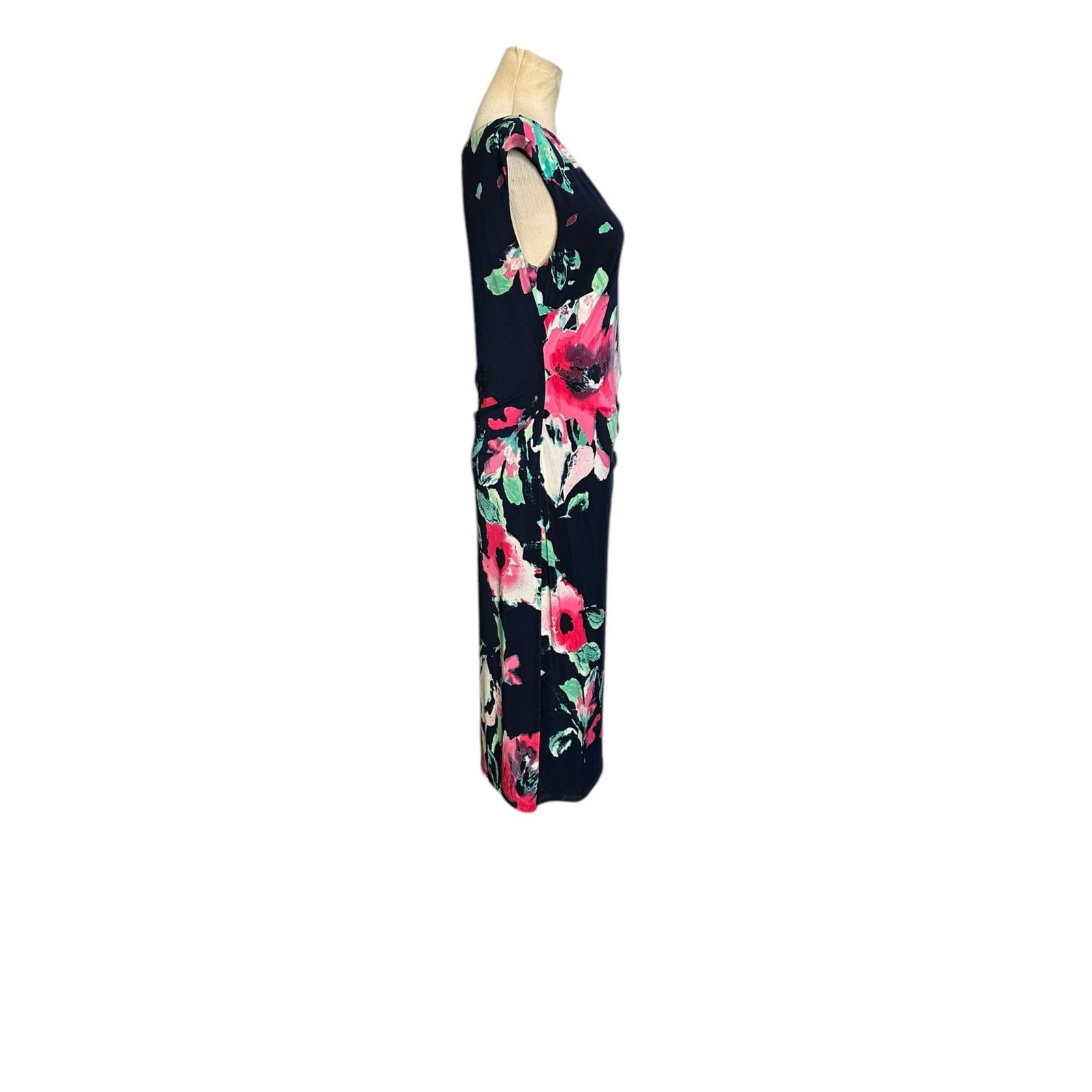 Ralph Lauren Ralph Lauren blue floral cap sleeves sheath dress size 6 Size M / US 6-8 / IT 42-44 - 15 Thumbnail
