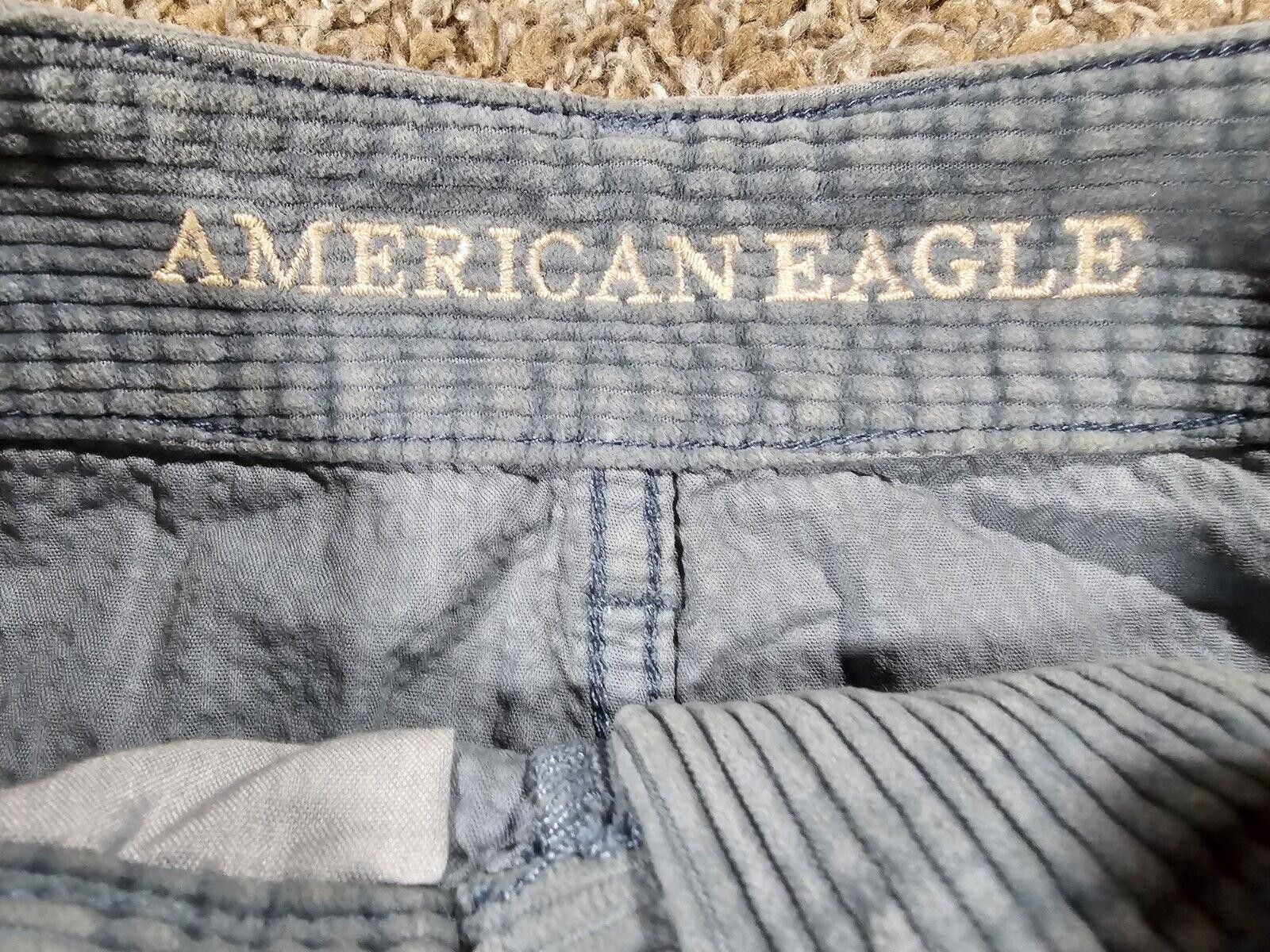 Designer American Eagle Skirt Women’s Size 2 Mini Skirt Corduroy Blue Size 26" / US 2 / IT 38 - 2 Thumbnail