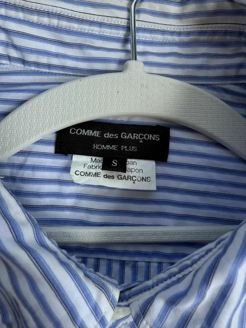Comme des Garcons Comme Des Garcons Striped Moxie Lace Long Sleeve Shirt Size US S / EU 44-46 / 1 - 6 Thumbnail