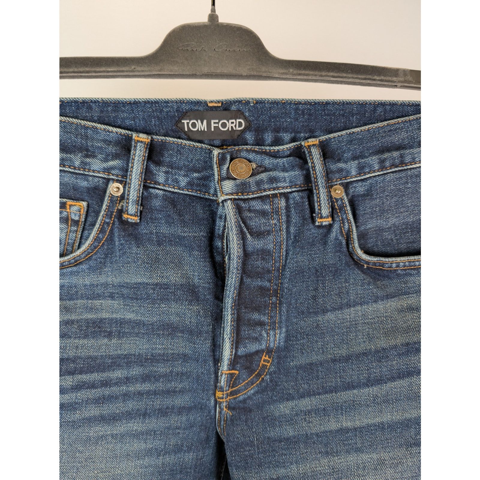 Tom Ford o1rshd1 Slim Jeans in Navy Size US 34 / EU 50 - 8 Thumbnail