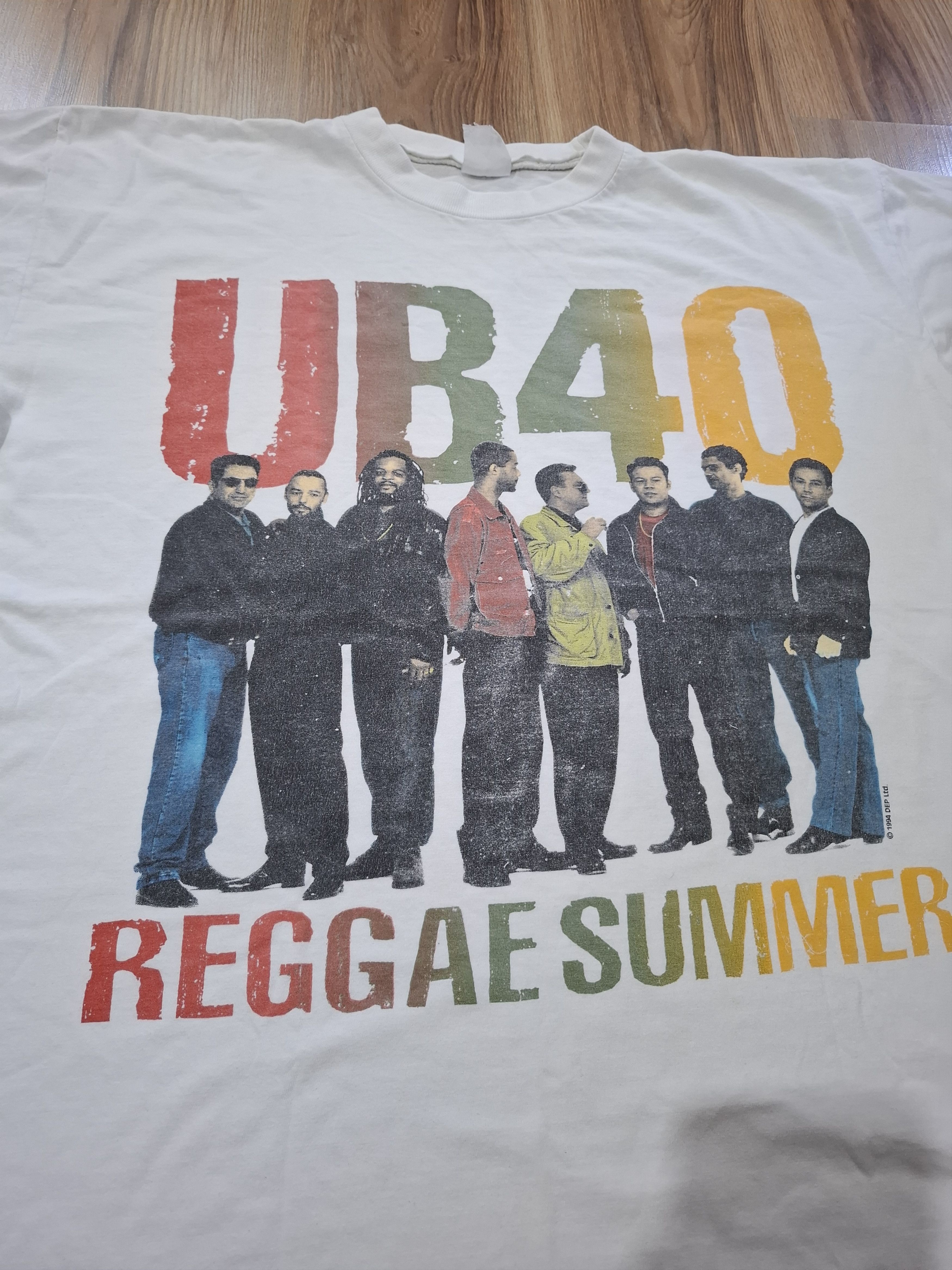 Band Tees 1994 vintage UB40 Reagge Summer T-Shirt single stitch Size US L / EU 52-54 / 3 - 2 Thumbnail