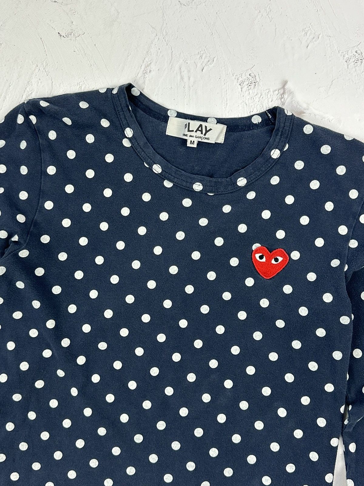 Comme des Garcons Comme des Garcons Play Blue Long Sleeve Size M / US 6-8 / IT 42-44 - 4 Thumbnail