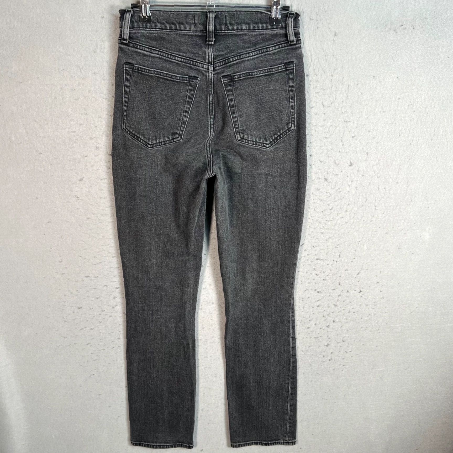Abercrombie & Fitch VINTAGE Abercrombie & Fitch Jeans Adult 26/2 Black Slim Straight Ultra High Rise Denim 90s Womens Size 26" / US 2 / IT 38 - 2 Thumbnail