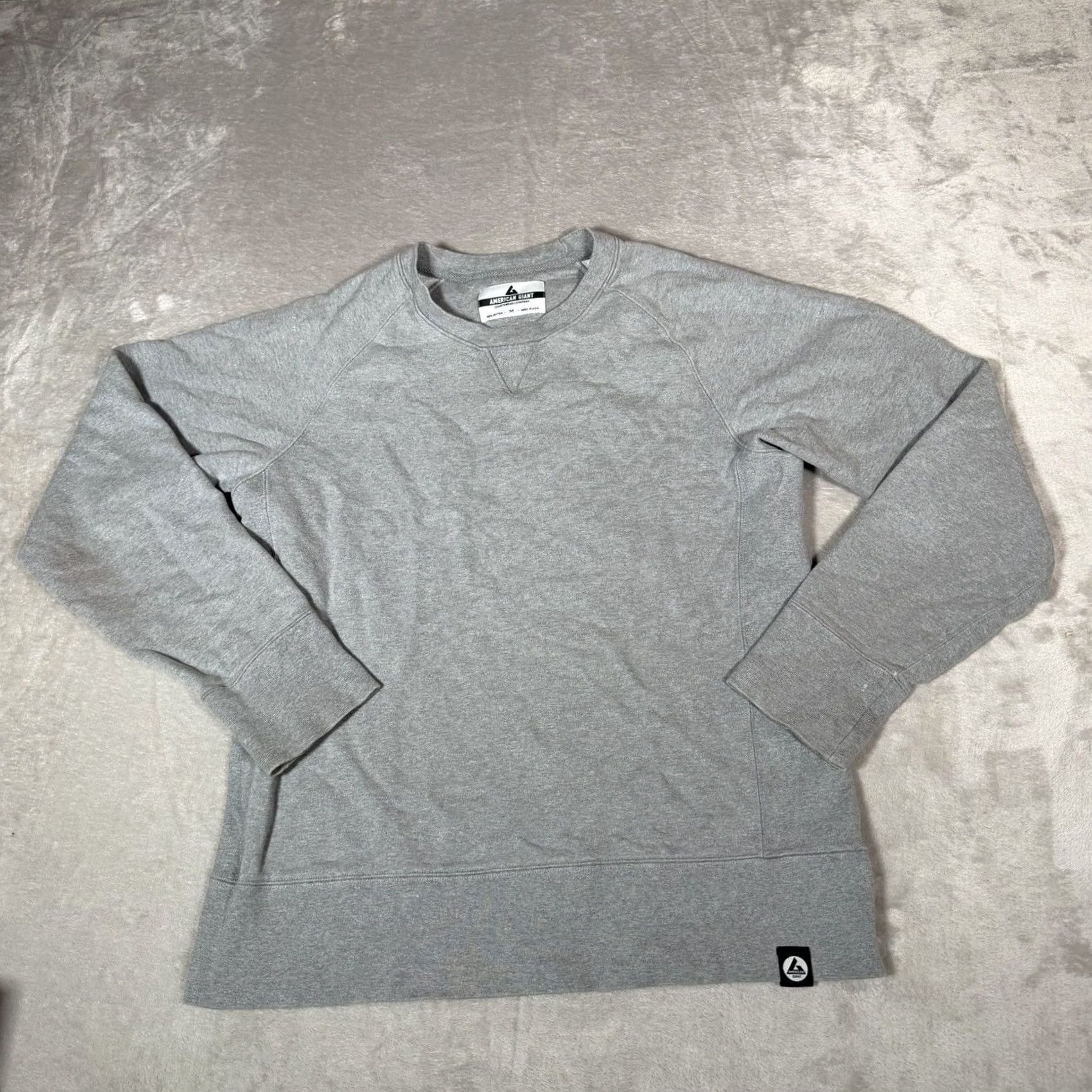 Vintage American Giant Sweatshirt Mens M Gray Crew Neck Heavyweight Cotton Pullover Size US M / EU 48-50 / 2 - 2 Thumbnail