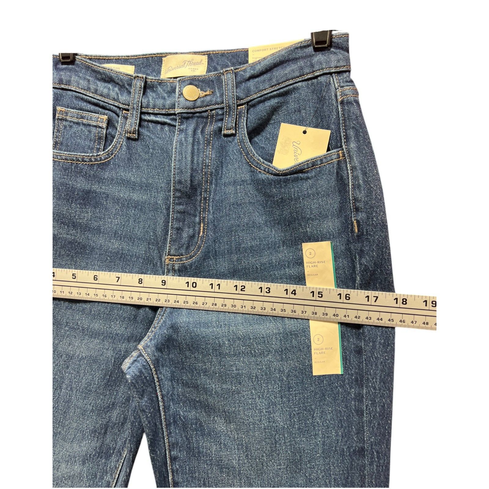 Other Universal Thread - Women's High Rise Flare - Fitted Hip And Size 26" / US 2 / IT 38 - 4 Thumbnail
