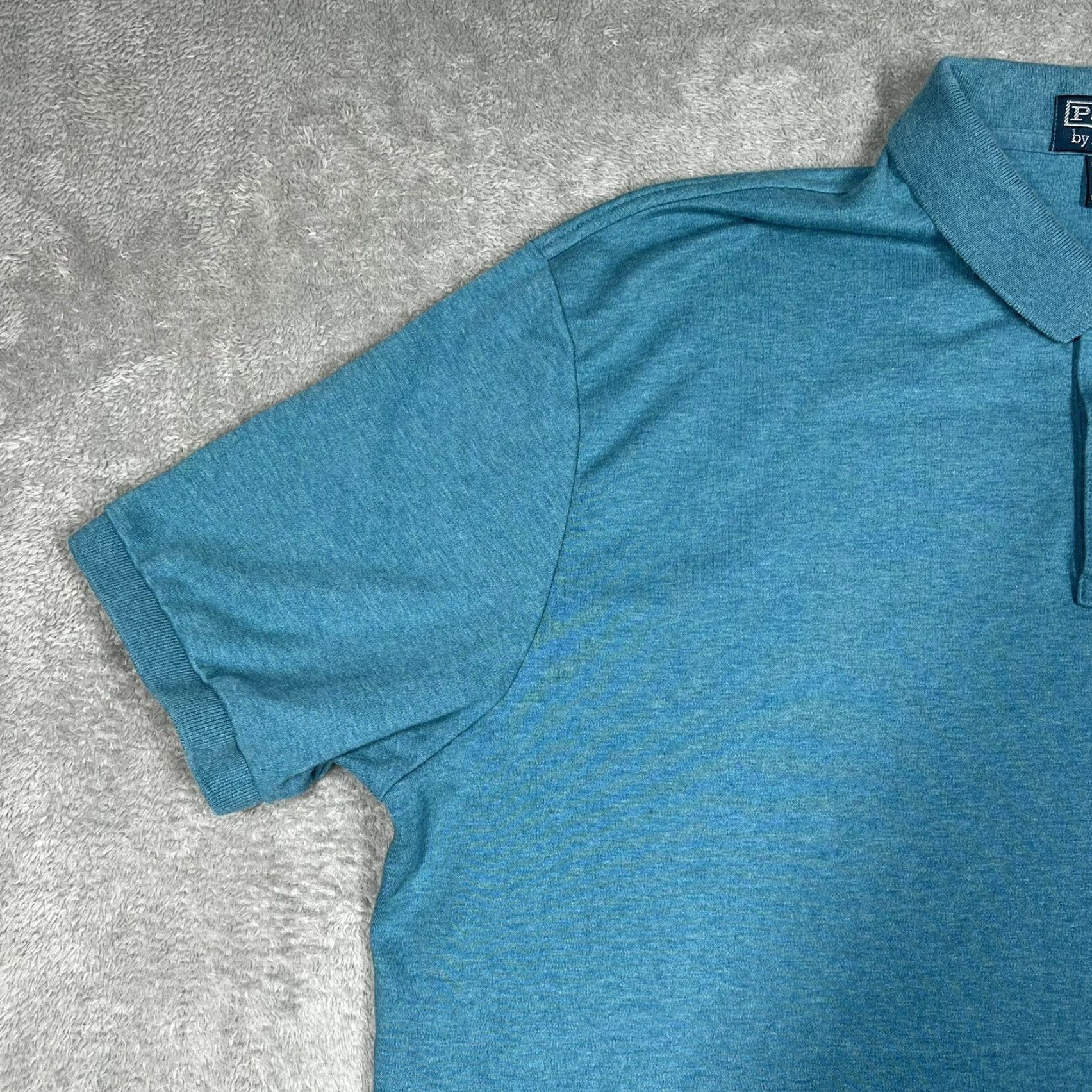 Ralph Lauren Ralph Lauren Polo Shirt XL Teal Blue Mens Regular Short Sleeve Collared Button Front 100% Cotton Mini Pony Logo Casual EUC 90s Vintage? (No) Size US XL / EU 56 / 4 - 7 Thumbnail