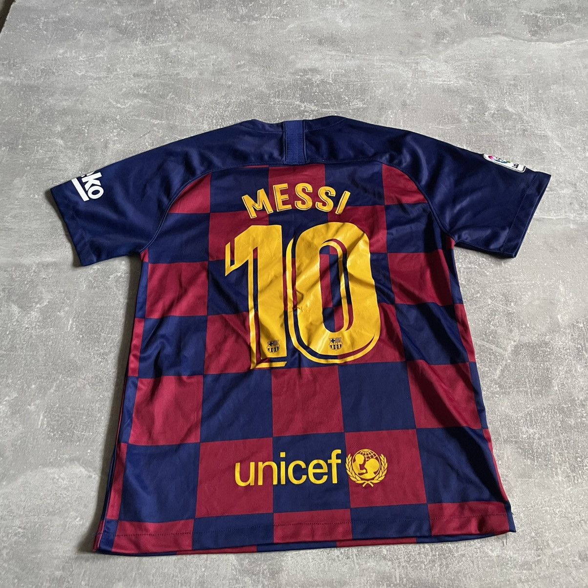 Nike Nike Barcelona Messi rakuten jersey tee shirt unicef la liga Size US S / EU 44-46 / 1 - 2 Thumbnail