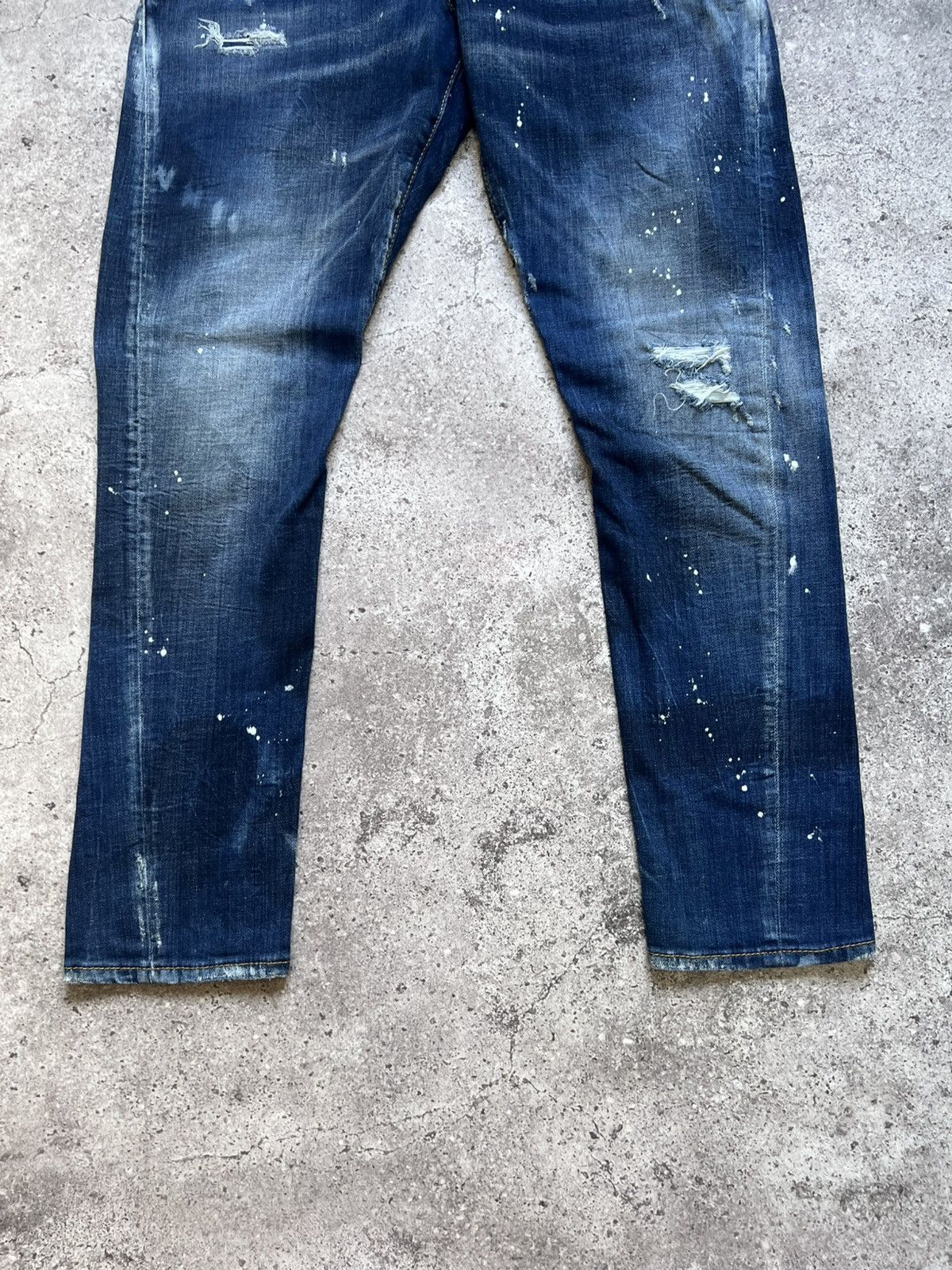 Dsquared2 Dsquared2 Men's Distressed Denim Sexy Twist Jeans Casual Size US 32 / EU 48 - 7 Thumbnail