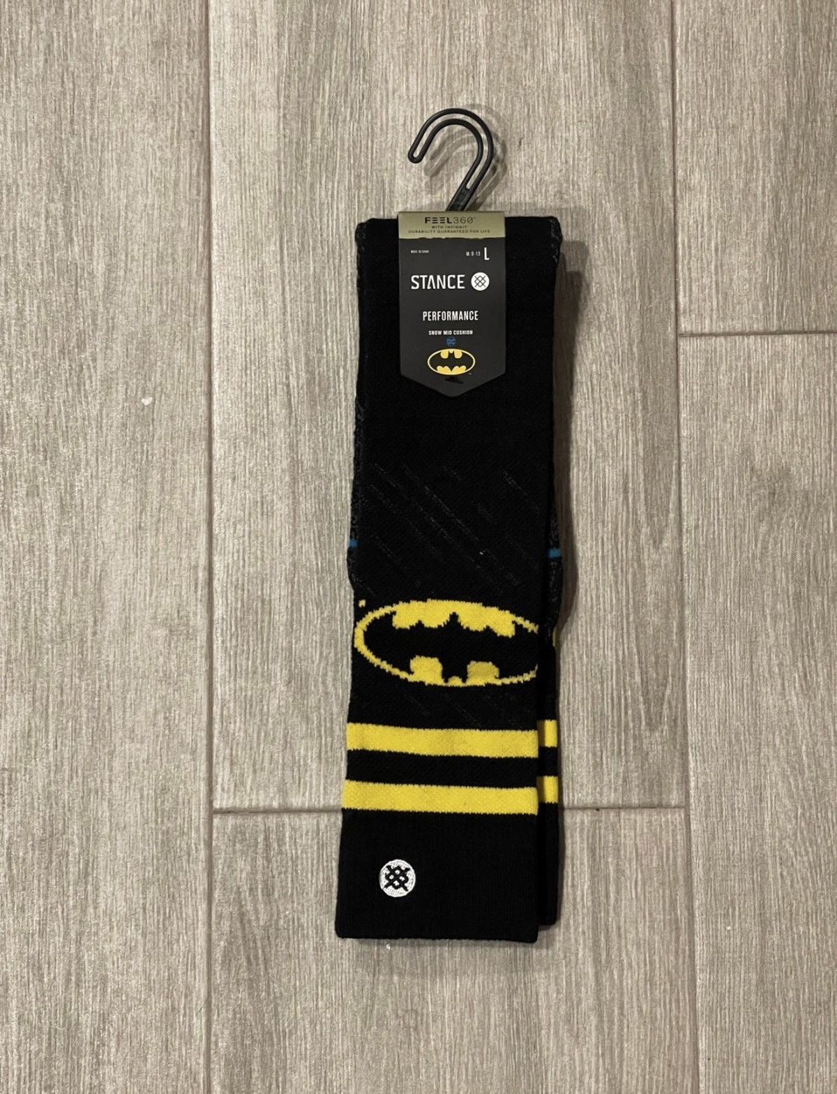 Stance Socks Stance Batman Infiknit Snow Wool OTC Black Socks Sz L Large Size ONE SIZE - 1 Thumbnail