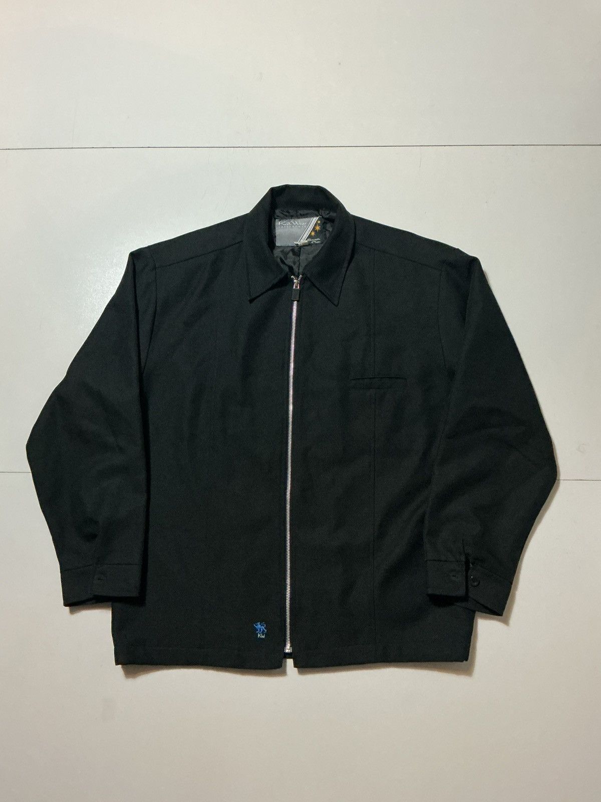 Vintage Vintage 90s Y2K Kikwear Smooth Cuts Mechanic Skate Jacket Size US L / EU 52-54 / 3 - 1 Thumbnail