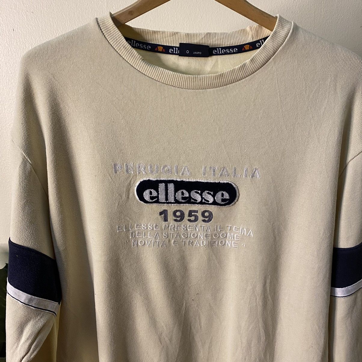Ellesse Vintage 1990s Ellesse Embroidered Logo Sweatshirt Size US L / EU 52-54 / 3 - 2 Thumbnail