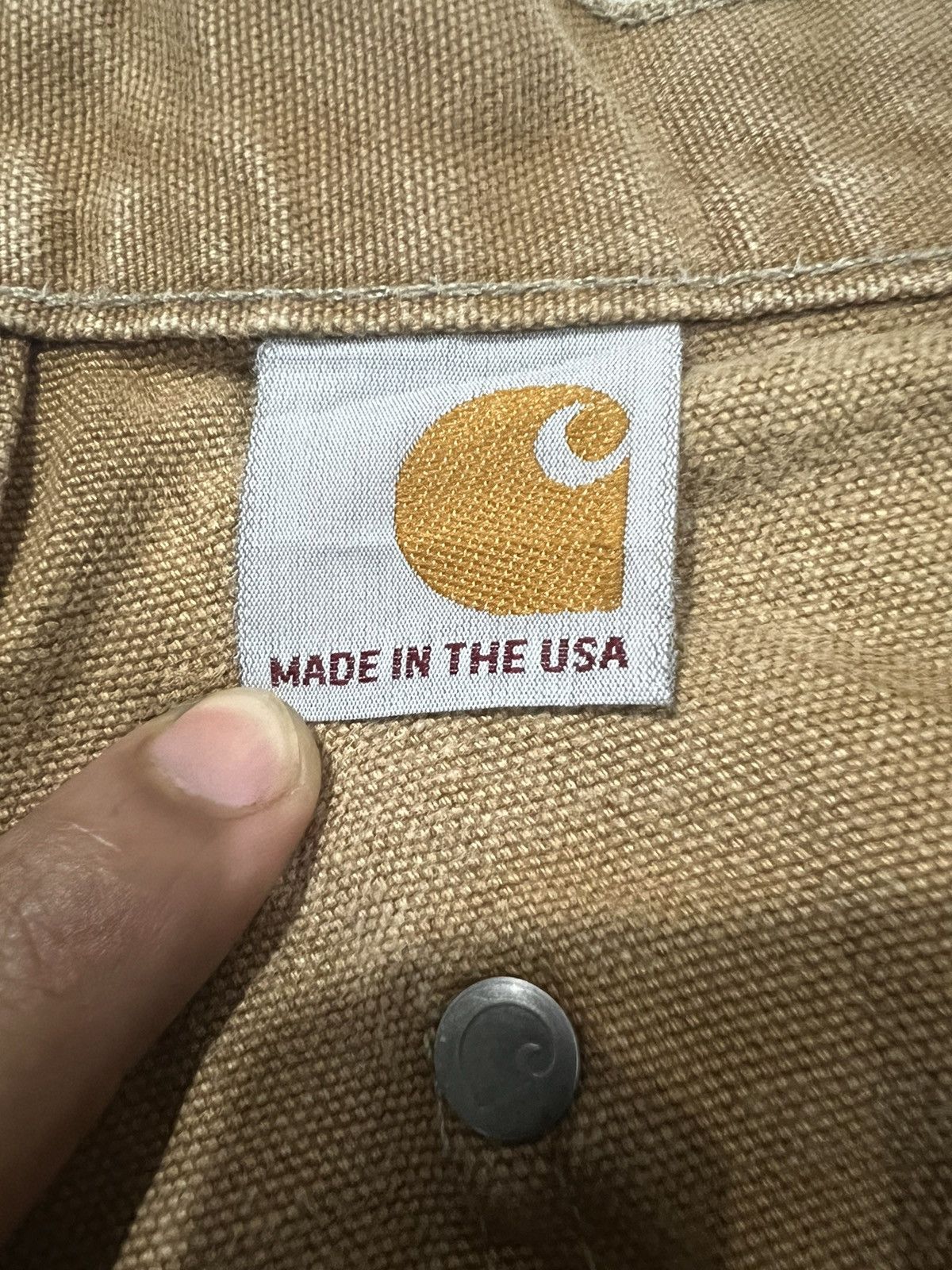 Carhartt 1990s OG Carhartt Double Knee Baggy Duck Cotton Denim Pants Size US 30 / EU 46 - 12 Thumbnail