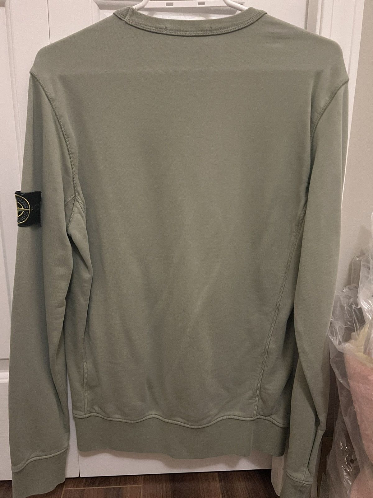 Stone Island STONE ISLAND COTTON FLEECE GARMENT DYED CREWNECK SWEATER Size US M / EU 48-50 / 2 - 2 Thumbnail