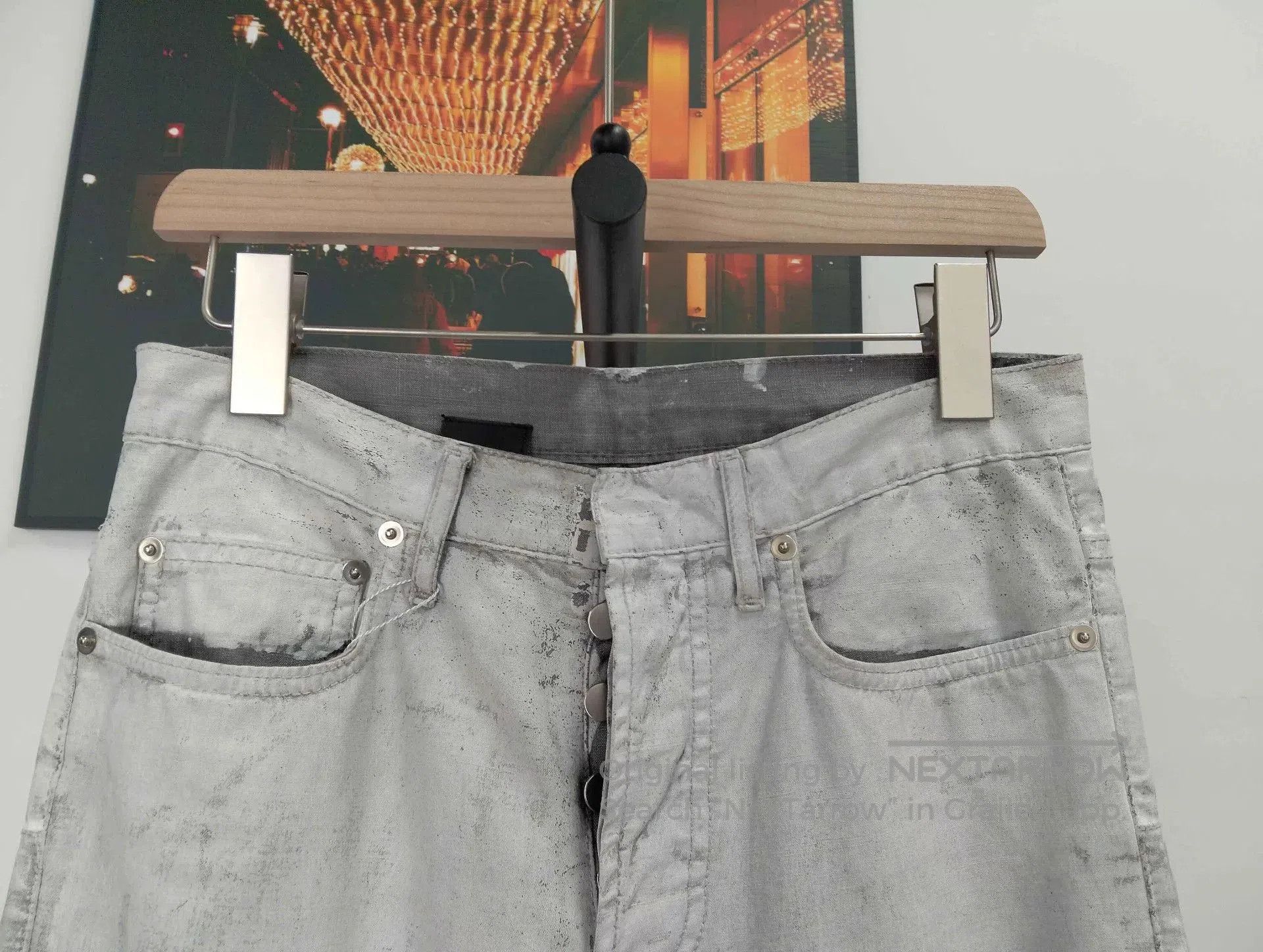 Dior Dior Gray Denim Pants Size 29. Size US 29 - 4 Thumbnail