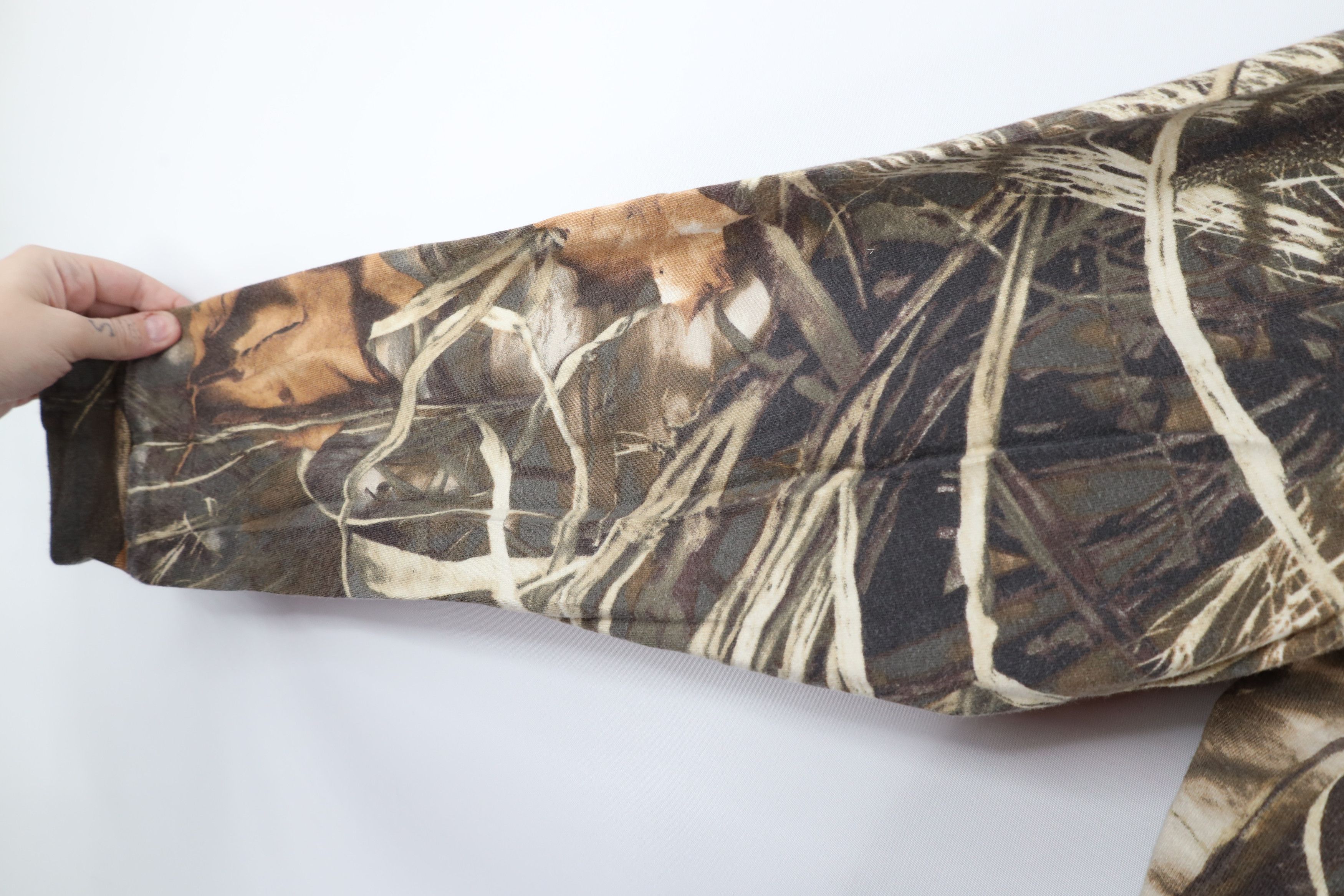 Vintage Vintage Streetwear Camouflage Long Sleeve Henley T-Shirt Size US XXL / EU 58 / 5 - 9 Thumbnail