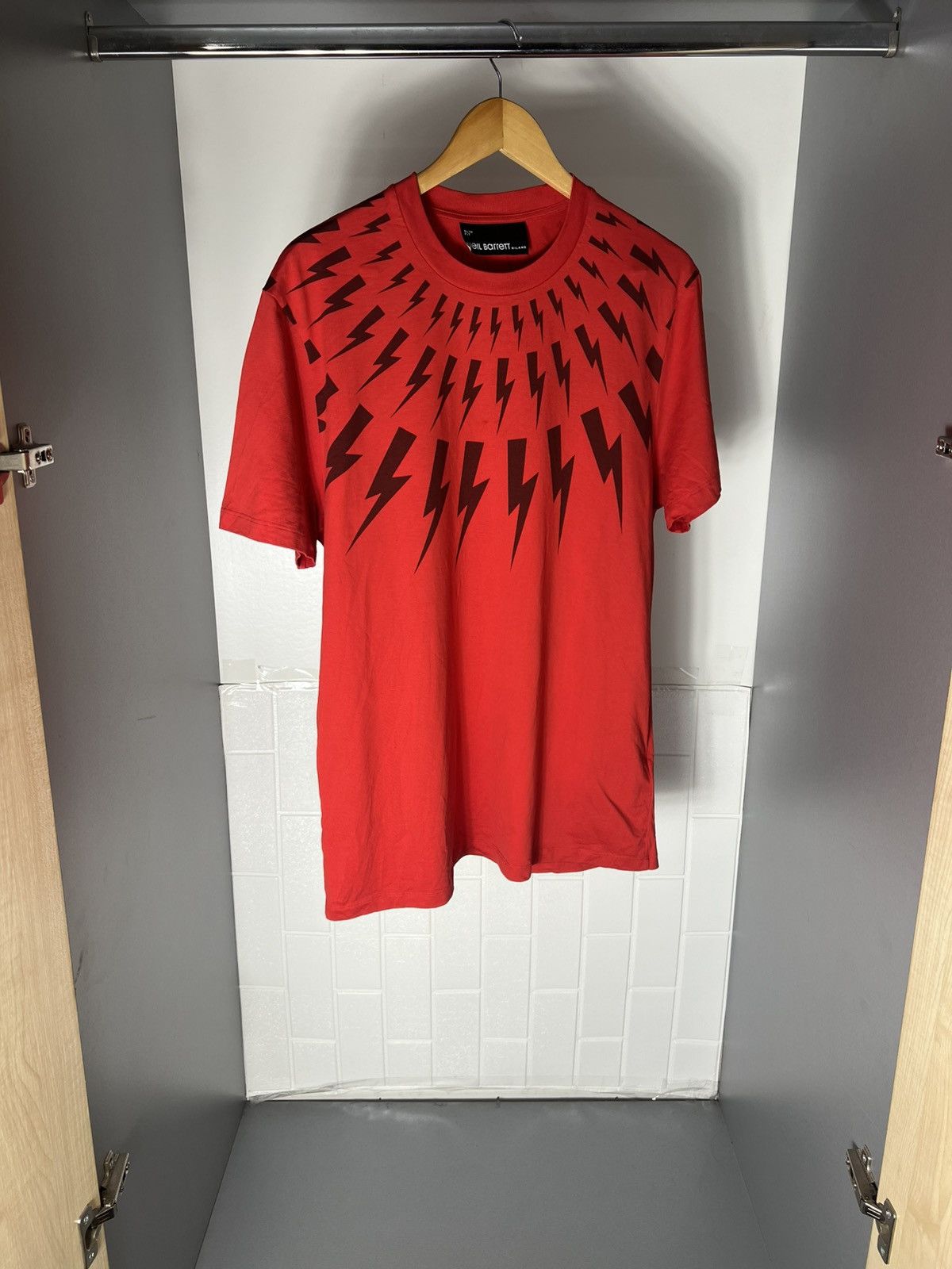 Neil Barrett NEIL BARRETT MILANO THUNDERBOLT PRINTED DESIGNER CASUAL Y2K Size US L / EU 52-54 / 3 - 5 Thumbnail