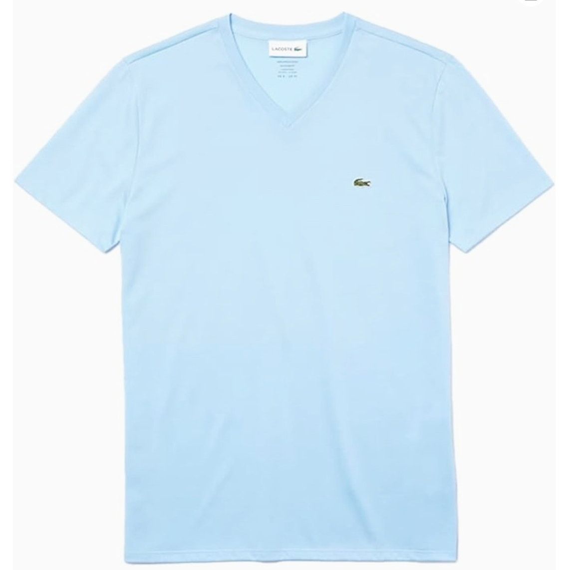 Lacoste Lacoste Men's V-Neck Pima Cotton Jersey T-Shirt Blue XL Size US XL / EU 56 / 4 - 1 Thumbnail