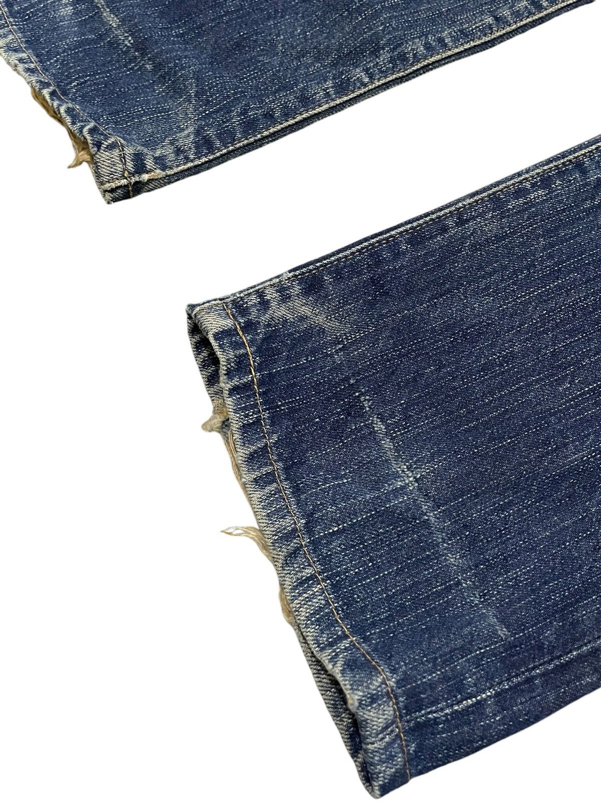 Edwin × Hysteric Glamour Edwin 503z Mud Wash Distressed Jeans Size US 27 - 6 Thumbnail