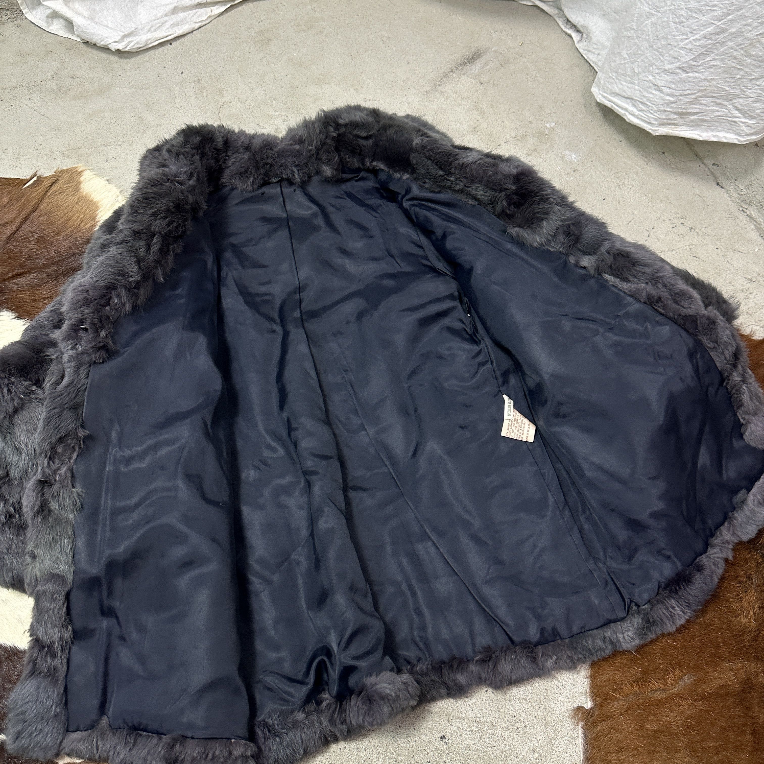 Vintage Vintage Old Money Classy Silver Grey Real Rabbit Fur 90s Size L / US 10 / IT 46 - 10 Thumbnail