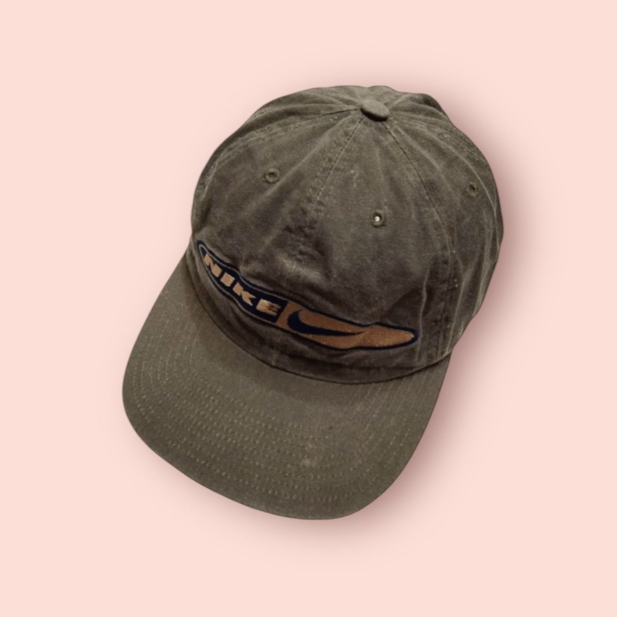 Nike VINTAGE NIKE EMBROIDERED SWOOSH STRAPBACK Size ONE SIZE - 8 Thumbnail