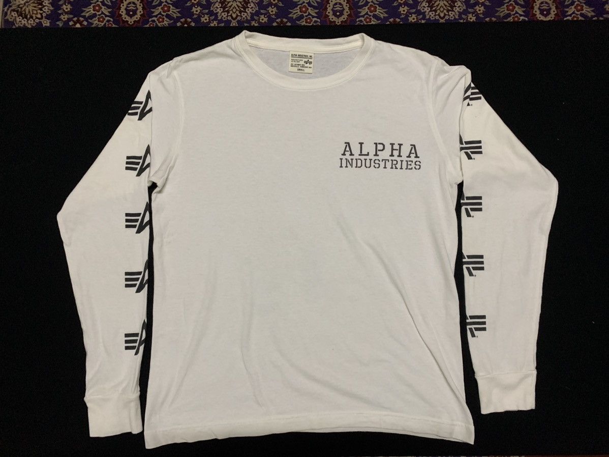 Hype Alpha Industries Knoxville Long Sleeve Side Tap Printed