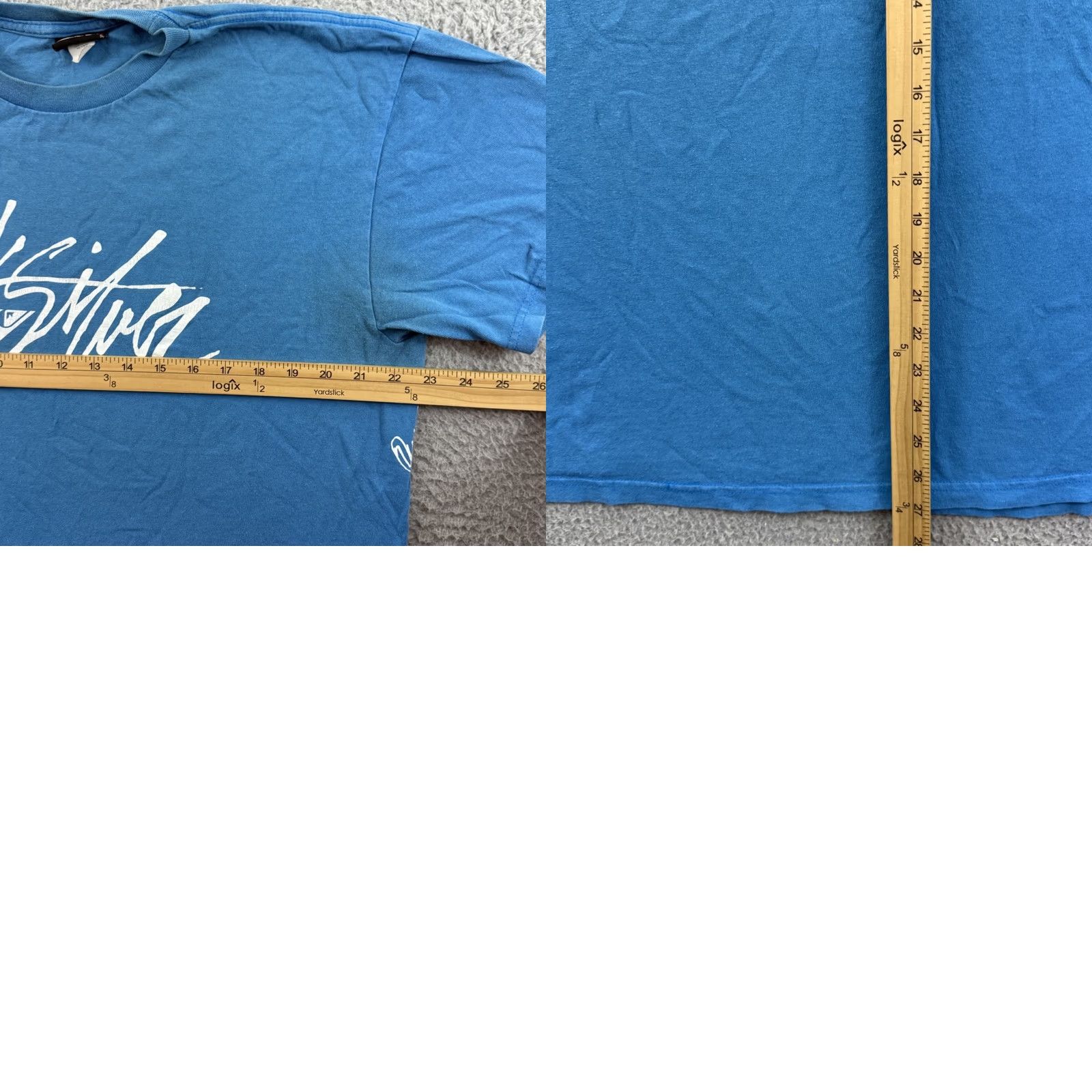 Quiksilver VINTAGE Quiksilver Shirt Mens Large Blue 90s Surf Sport Outdoor Short Sleeve T-Shirt Logo Cotton Knit Regular Man Size US L / EU 52-54 / 3 - 8 Thumbnail