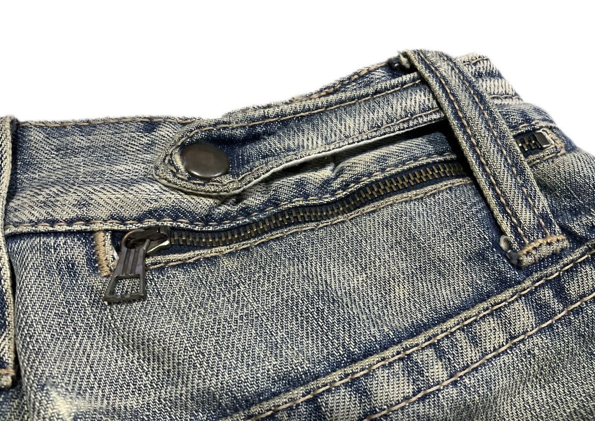 Japanese Brand × Neil Barrett 🔥Archived Neil Barret Distressed Denim Zipper Multi Pockets Size US 32 / EU 48 - 11 Thumbnail