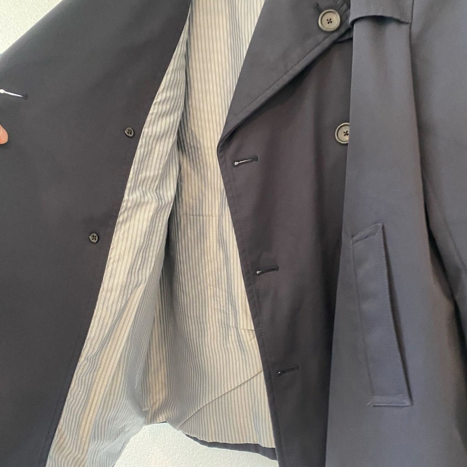 Banana Republic Banana Republic Men's Trench Coat Peacoat - Medium Size US M / EU 48-50 / 2 - 6 Thumbnail
