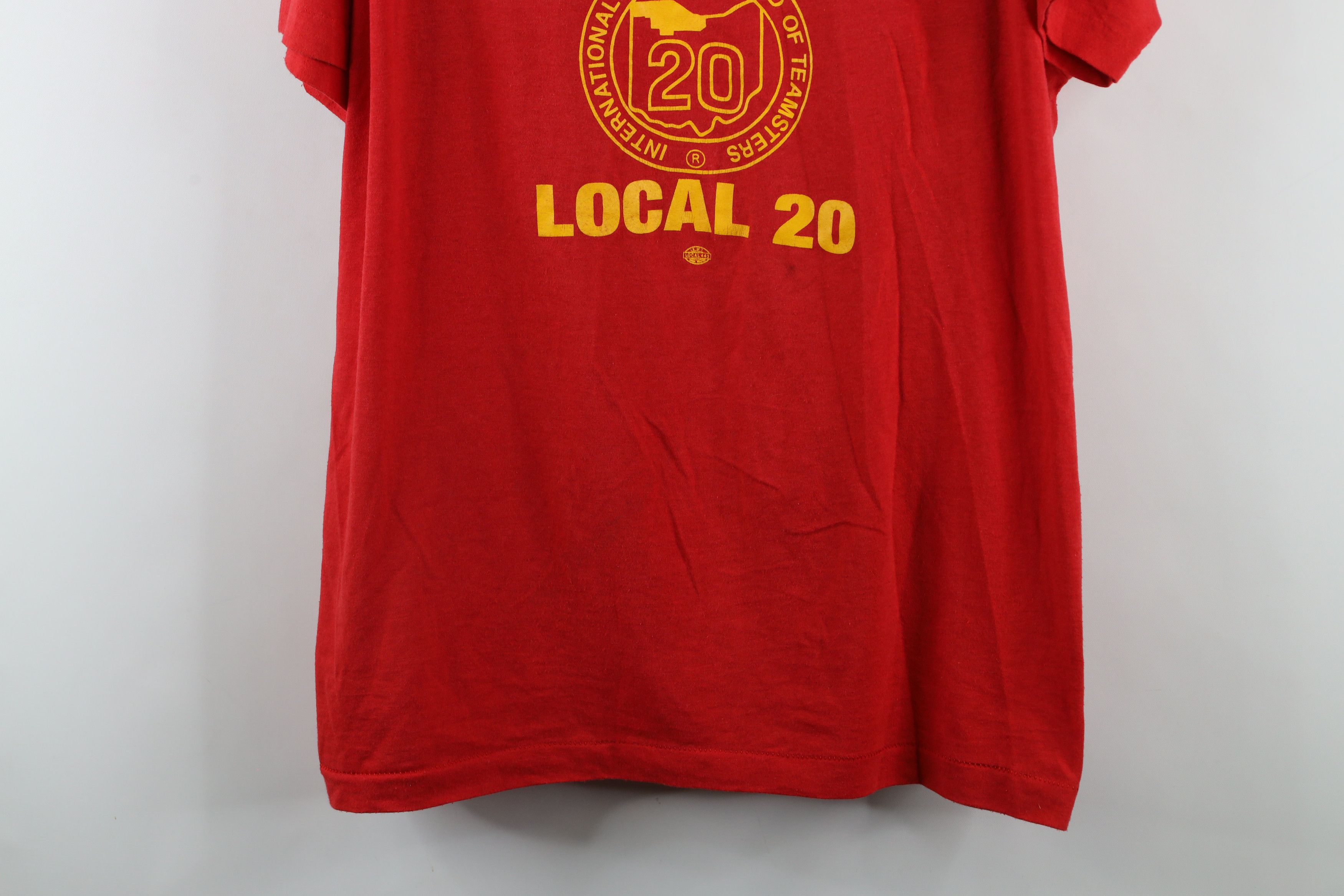 Vintage Vintage 90s 60th Anniversary Teamsters Local 20 T-Shirt USA Size US XXL / EU 58 / 5 - 3 Thumbnail