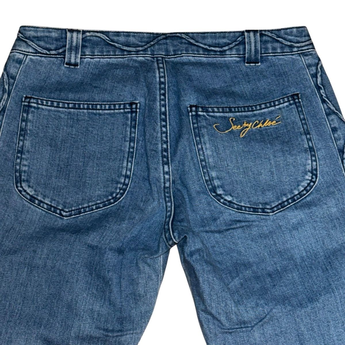 See by Chloe See by Chloe rope detail flare leg jeans Size 25" / US 0 / IT 36 - 4 Thumbnail