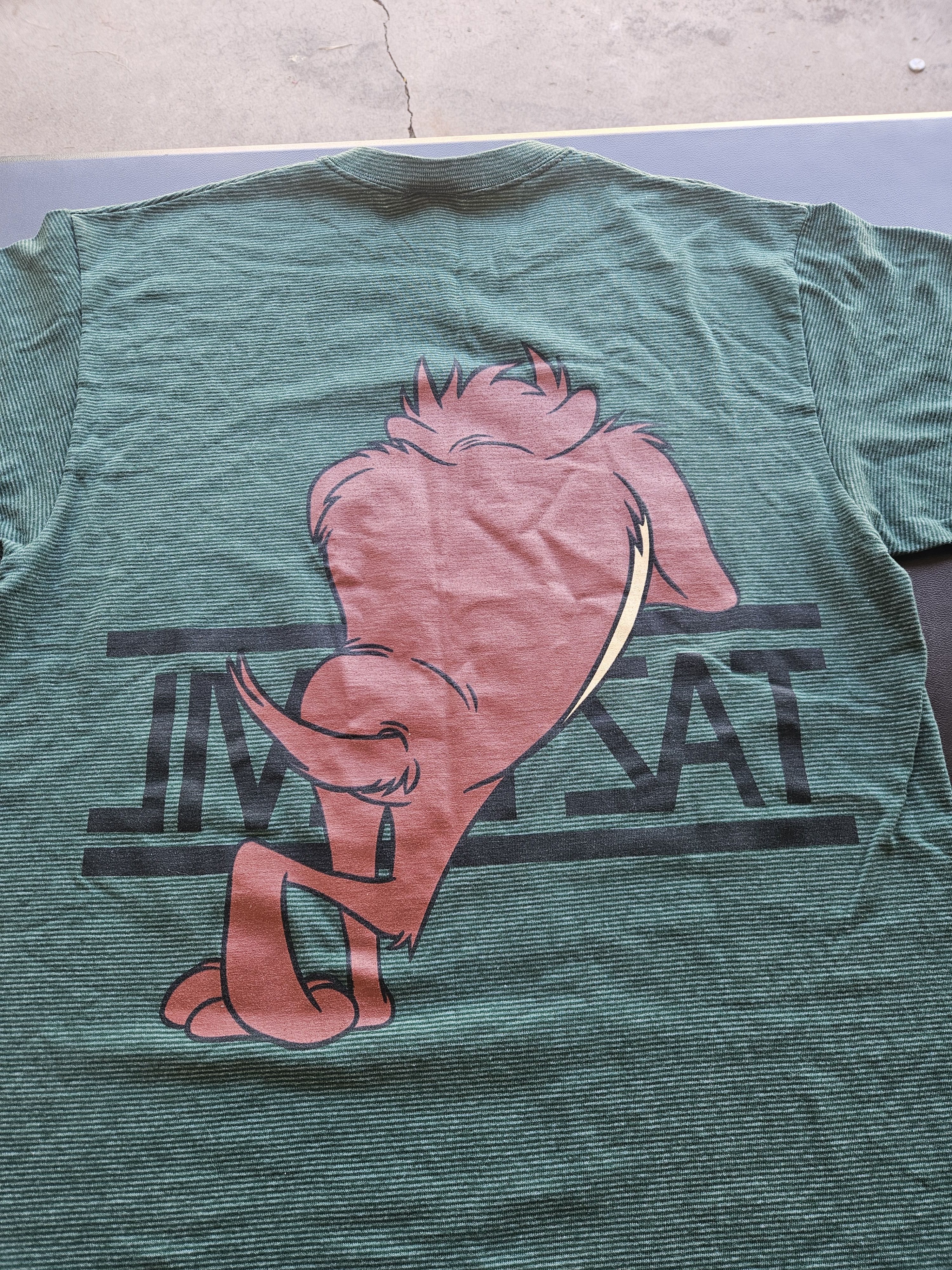 Warner Bros Tasmanian Devil Vintage Striped Mega Print Warner Bros Tee Size US XL / EU 56 / 4 - 4 Thumbnail