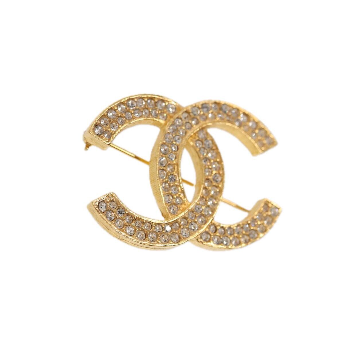 Chanel CHANEL COCO Mark Brooch metal Gold CC Auth Size ONE SIZE - 10 Thumbnail