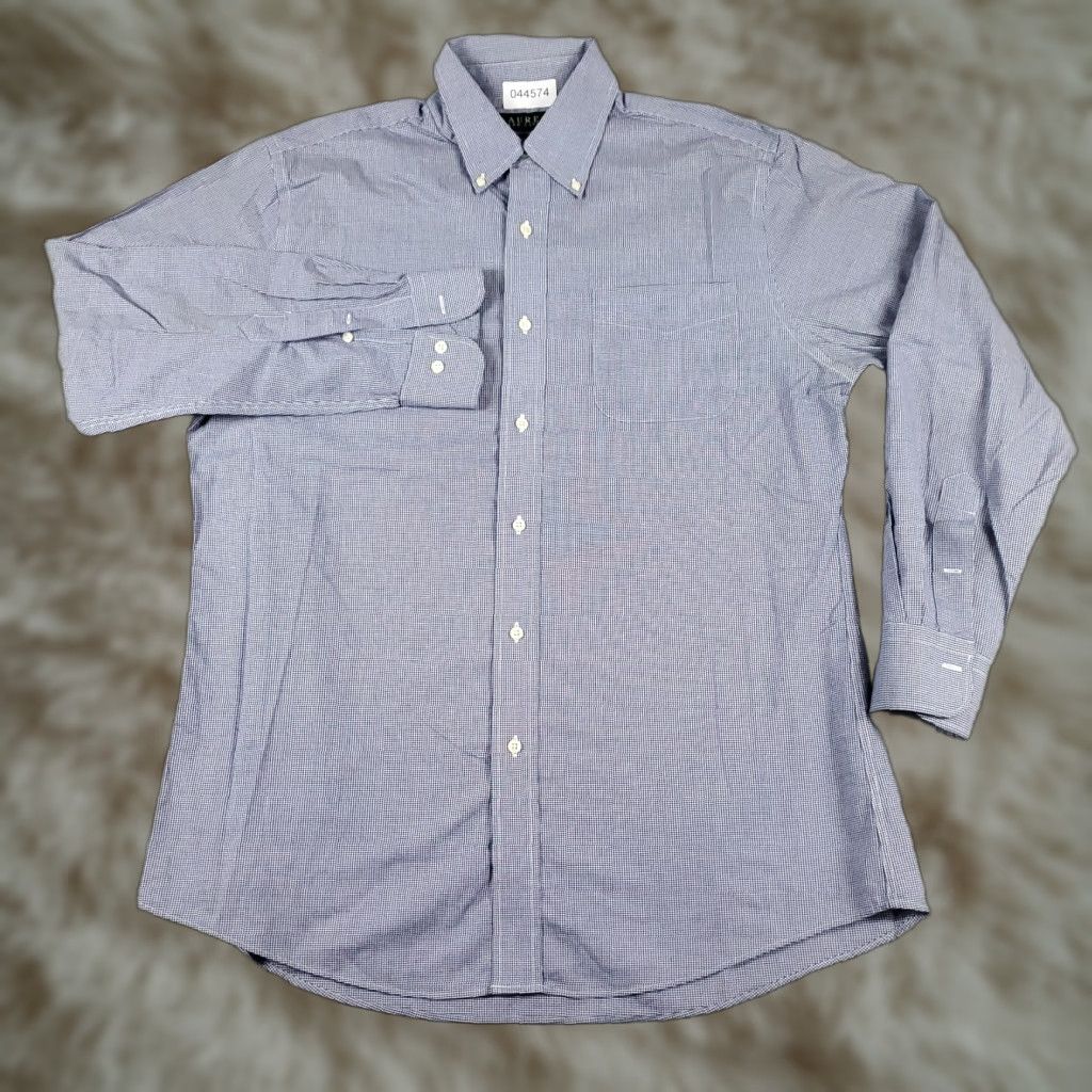 Ralph Lauren Ralph Lauren Dress Shirt Men's Regular 16.5 Blue Long Sleeve Button-Down Cotton Size 42R - 1 Thumbnail