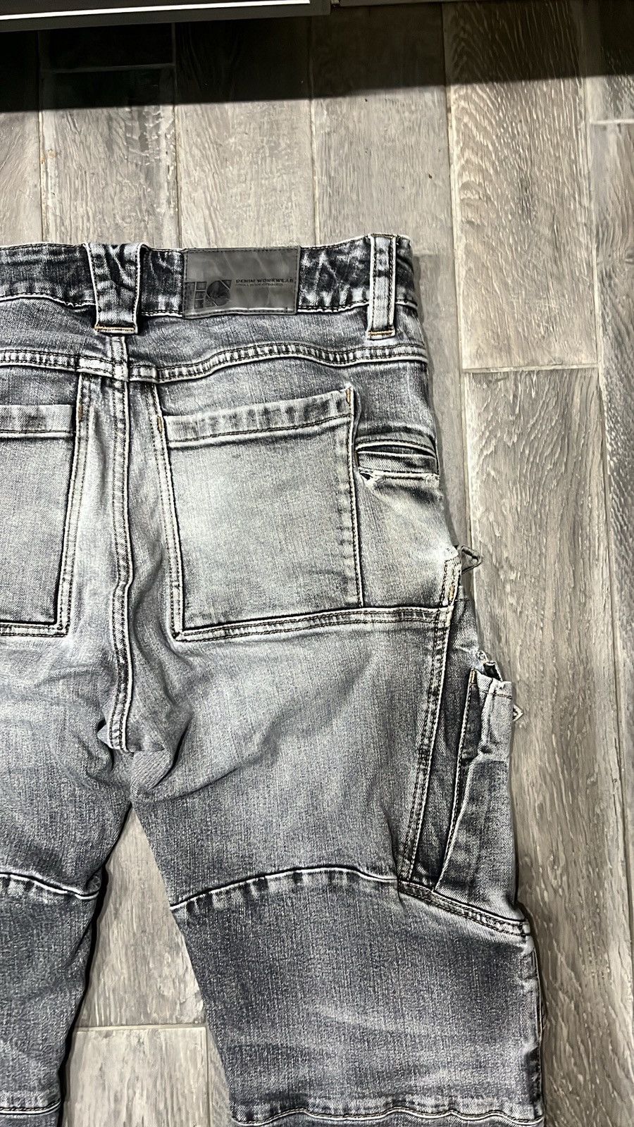 Japanese Brand × Vintage Vintage multi pocket Denim Work Wear Enqelbert Strause jeans Size US 33 - 11 Thumbnail