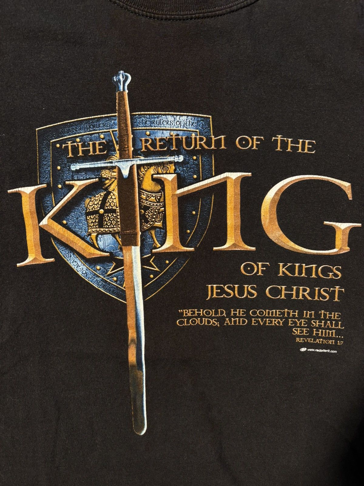 Gildan Return Of The King Jesus Religious Lord Of The Rings Parody Size US M / EU 48-50 / 2 - 2 Thumbnail