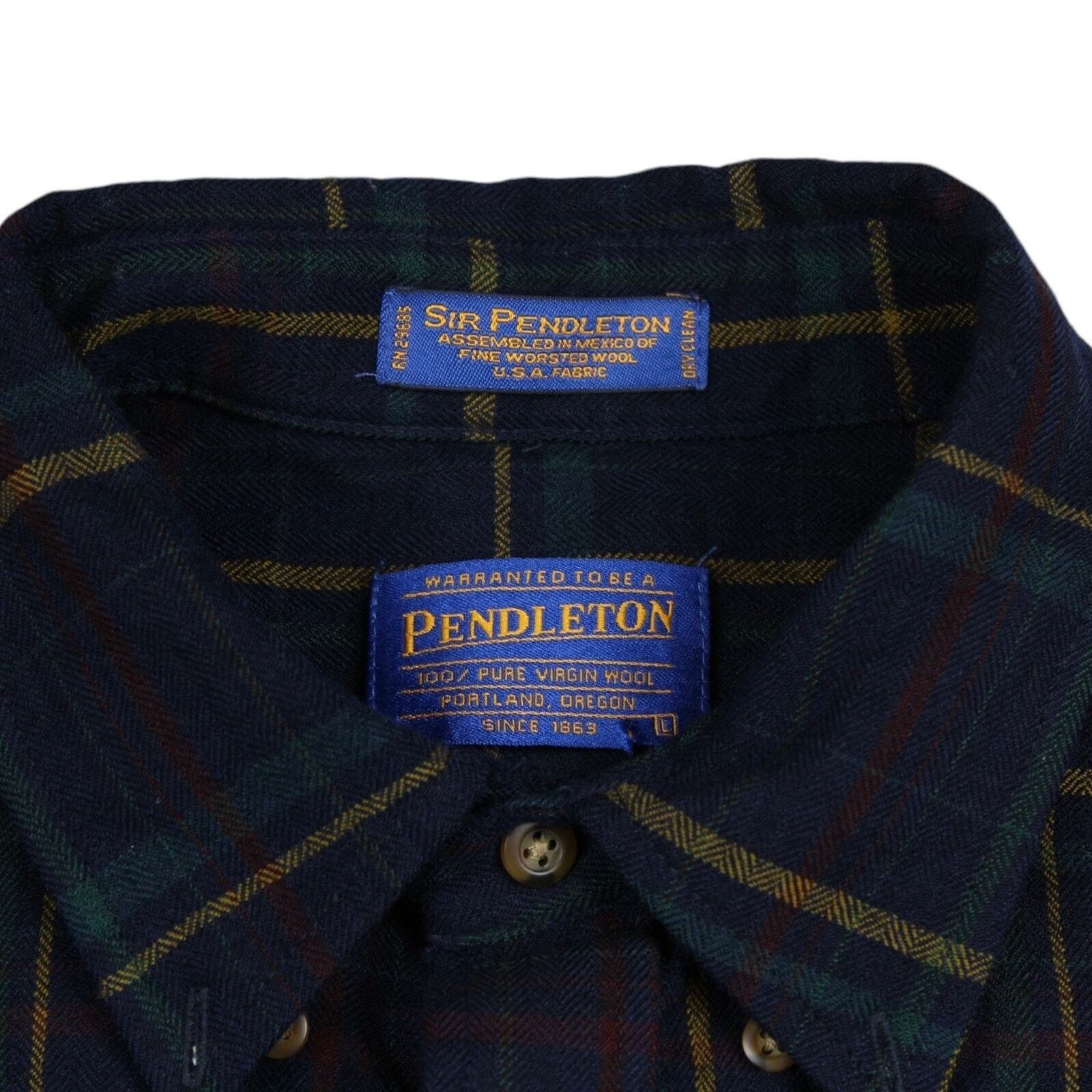 Pendleton Pendleton Shirt Mens Size L Pure Virgin Wool Plaid Lot of 2 Size US L / EU 52-54 / 3 - 5 Thumbnail