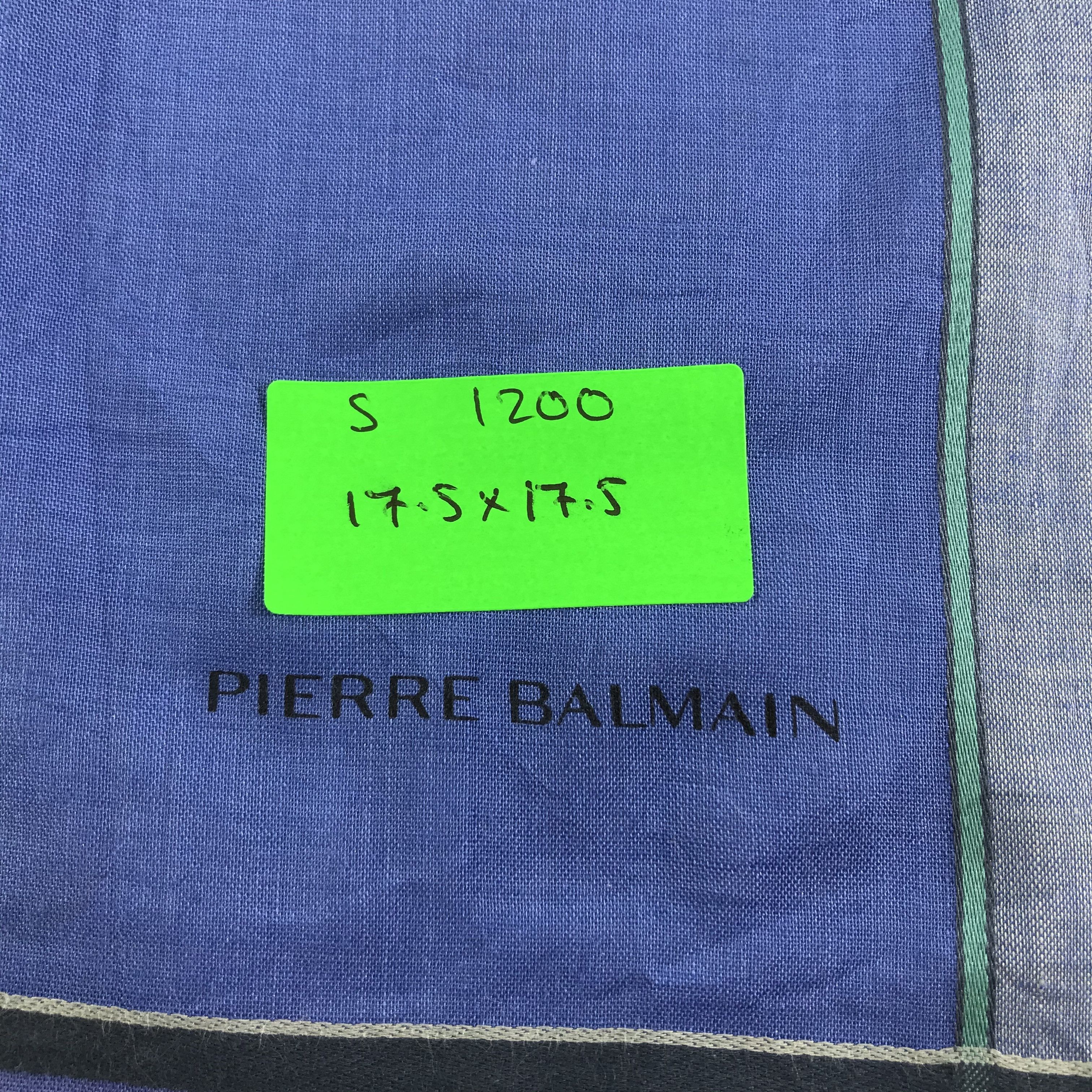 Pierre Balmain × Vintage Pierre Balmain Bandana / Handkerchief / Neckerchief - S1200 Size ONE SIZE - 5 Thumbnail