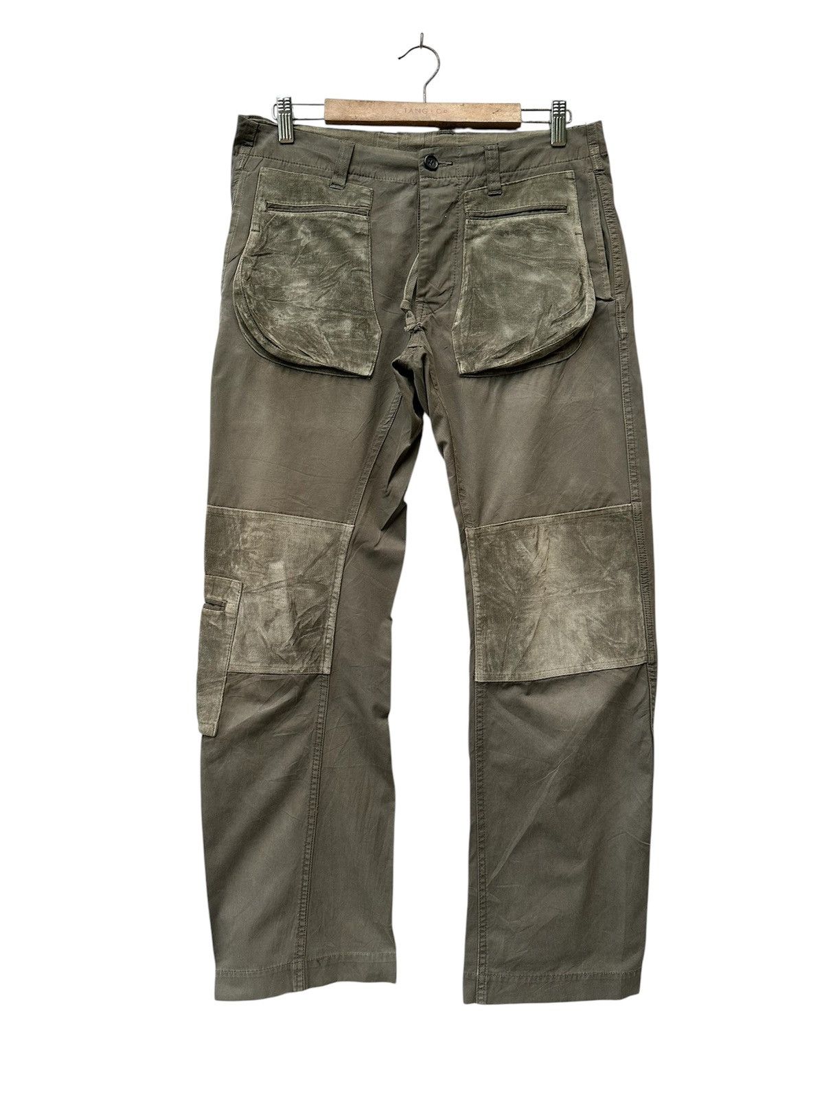 Japanese Brand Vintage One Graviti Avant Garde Pocket Trouser Pant Size US 33 - 3 Thumbnail