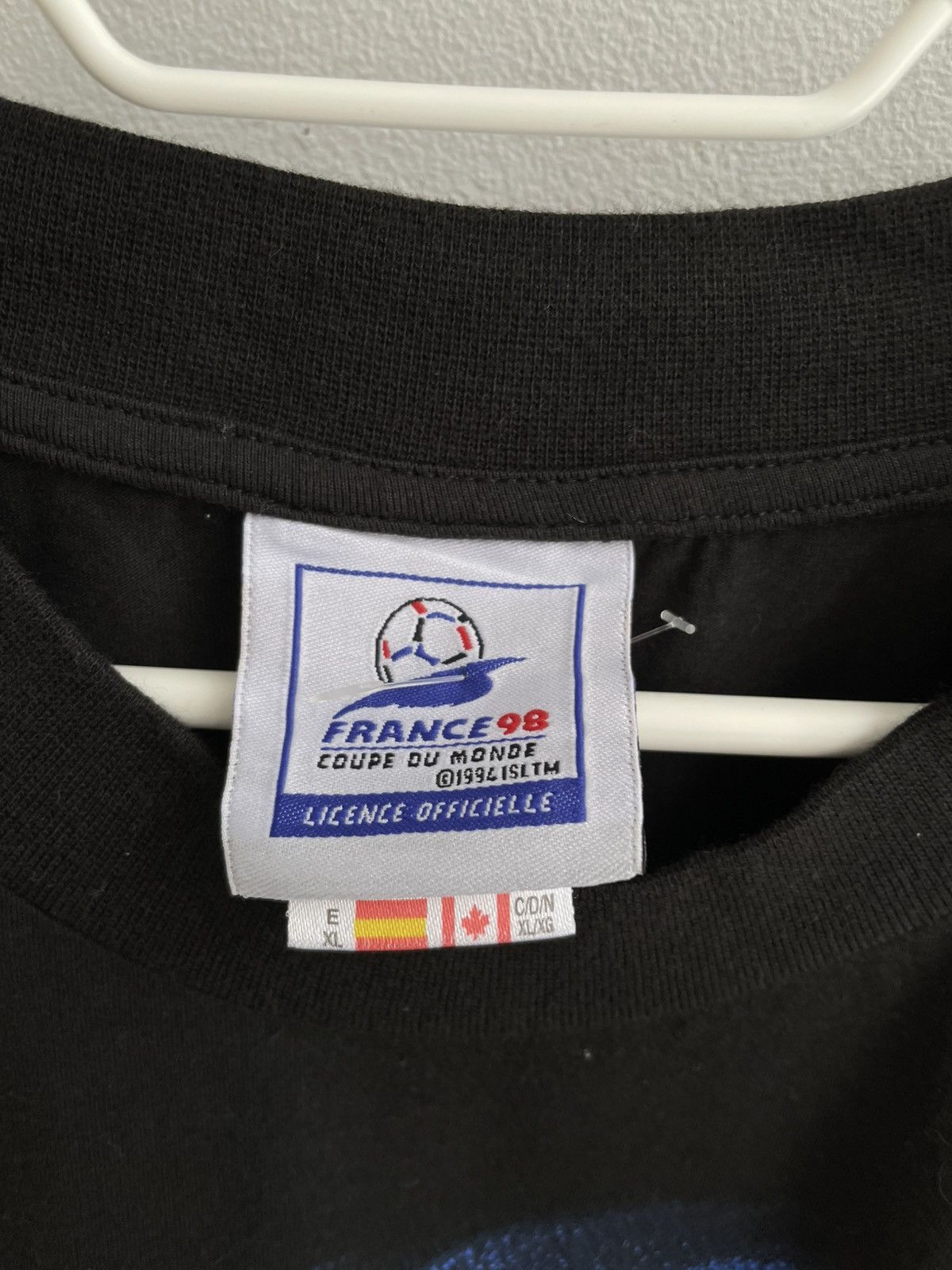 Adidas France 1998 Vintage Coupe Du Mende Jersey Football Shirt Size US XL / EU 56 / 4 - 10 Thumbnail