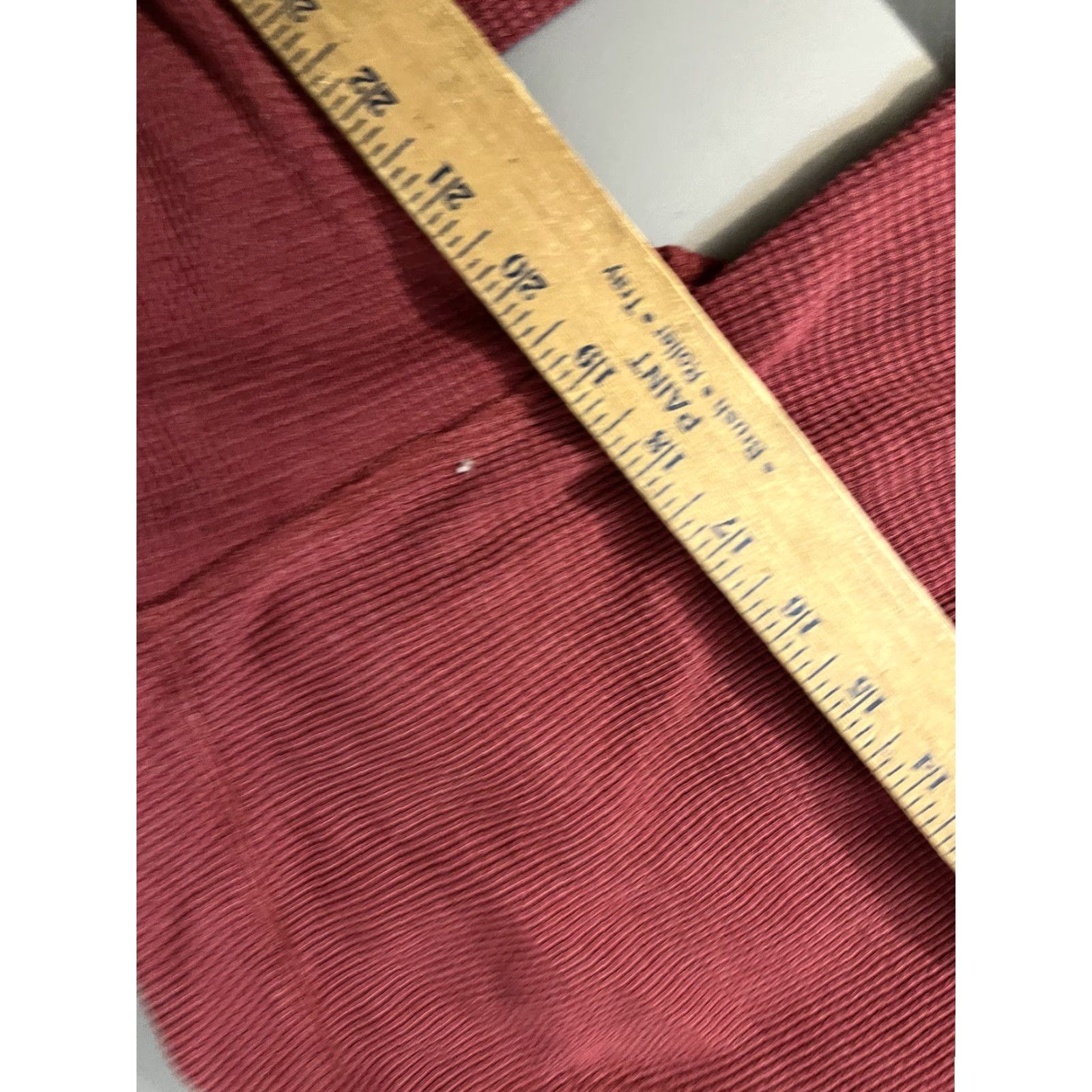 Eddie Bauer Eddie Bauer Sweater Womens Large Red Waffle-Knit V-Neck Pullover Long Sleeve Casual Outdoor Size L / US 10 / IT 46 - 5 Thumbnail