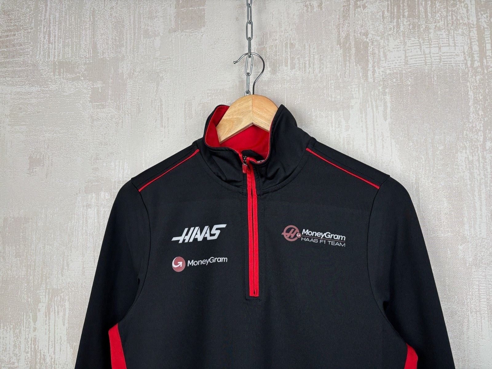 Formula 1 Haas Racing F1 Team Pullover Half Zip Moneygram Men's Size M Size US M / EU 48-50 / 2 - 3 Thumbnail