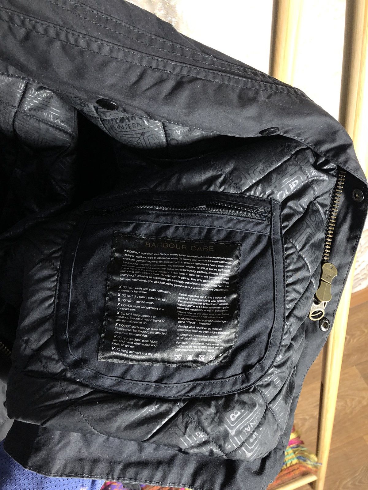 Barbour × Vintage VERY RARE BARBOUR INTERNATIONAL CRANK WAXED CASUAL JACKET Size US XXL / EU 58 / 5 - 11 Thumbnail