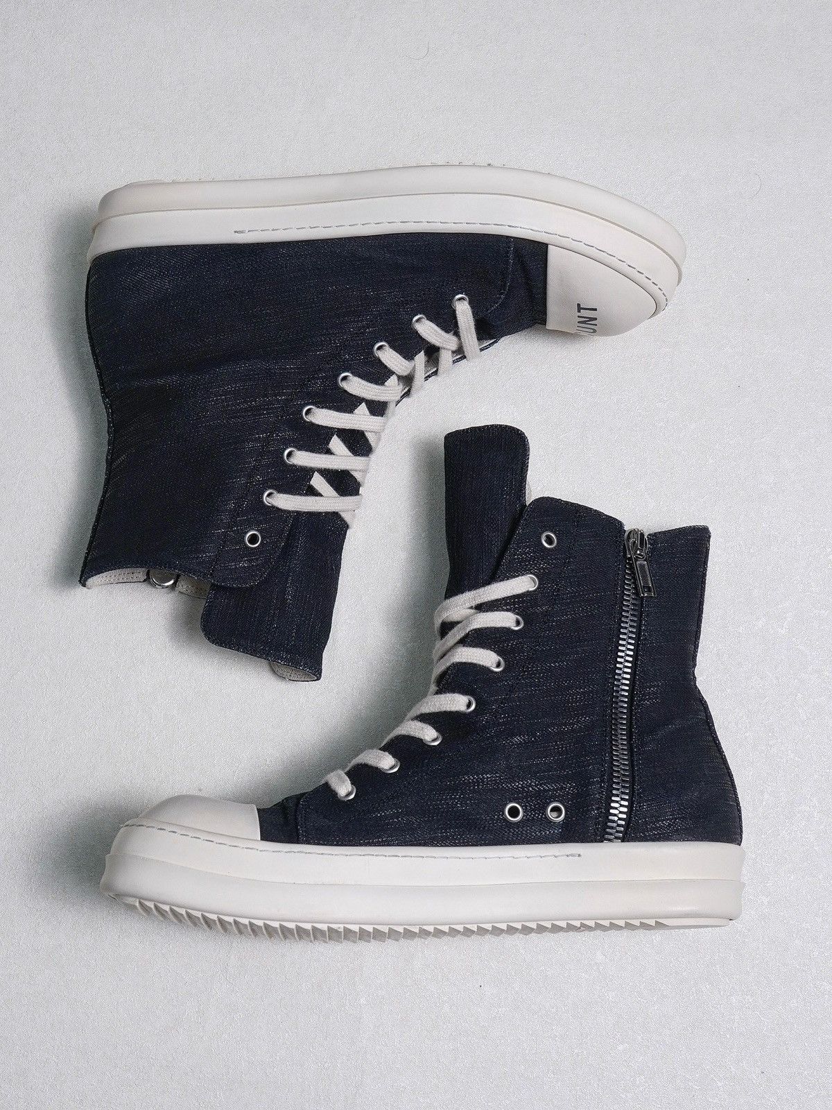 Rick Owens Drkshdw FW19 “So Cunt” Ramones Sneakers Size US 10.5 / EU 43-44 - 4 Thumbnail