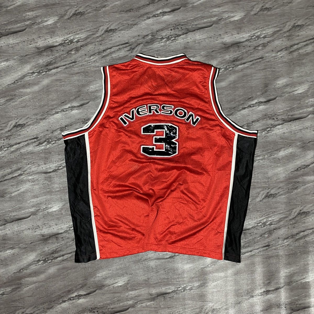 NBA × Southpole × Vintage IVERSON VINTAGE SLEEVELESS JERSEY💯⭐️ Size US M / EU 48-50 / 2 - 4 Thumbnail