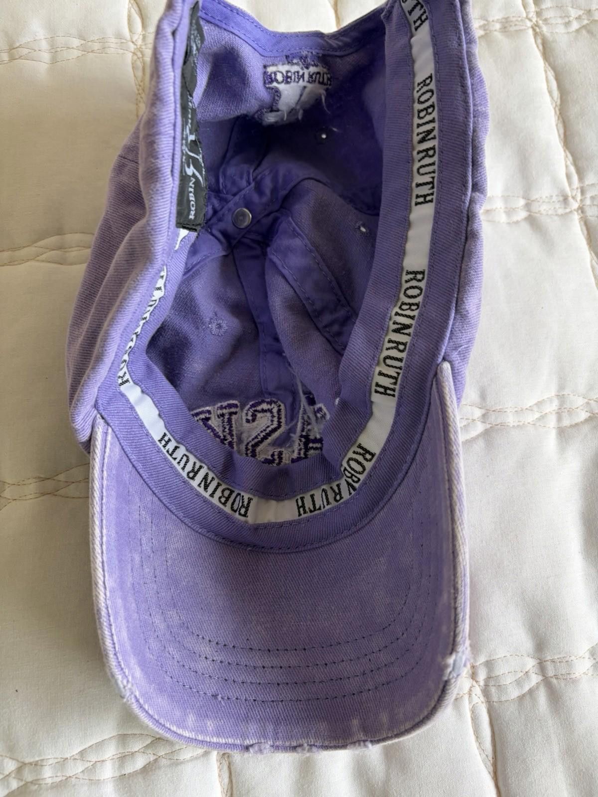 Robin Ruth Alaska Original 1959 Distressed Faded Purple Robin Ruth hat Size ONE SIZE - 3 Thumbnail