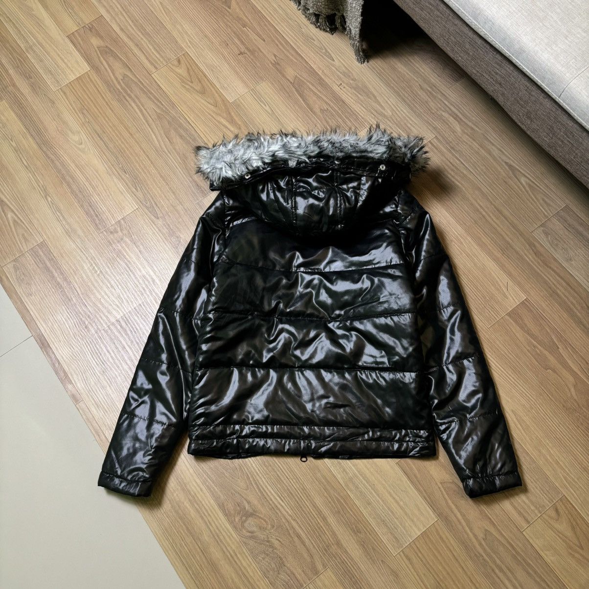 14th Addiction × If Six Was Nine × Le Grande Bleu (L.G.B.) Kriff Mayer Fur jacket down puffer IfSixWasNine LGB Style Size M / US 6-8 / IT 42-44 - 4 Thumbnail