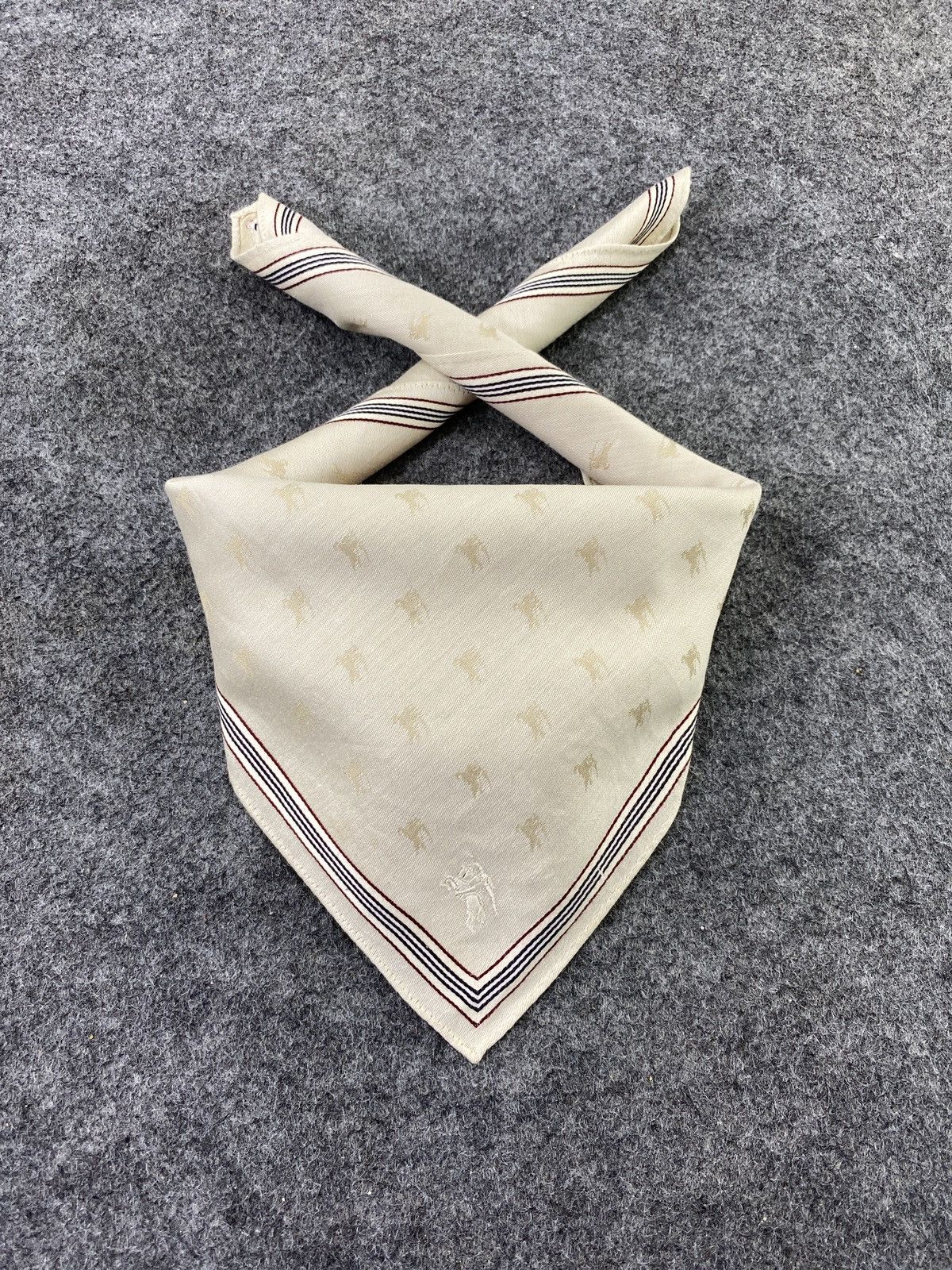 Burberry × Vintage Burberry Handkerchief / Bandana / Neckerchief-B295 Size ONE SIZE - 2 Thumbnail
